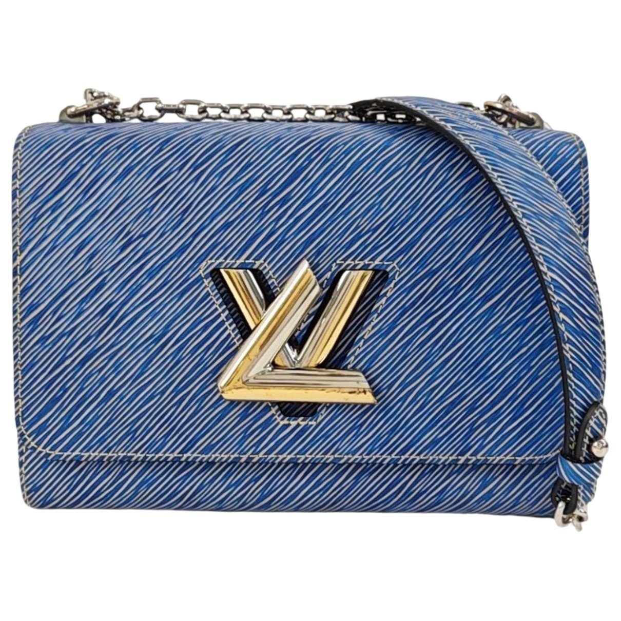 Twist leather handbag