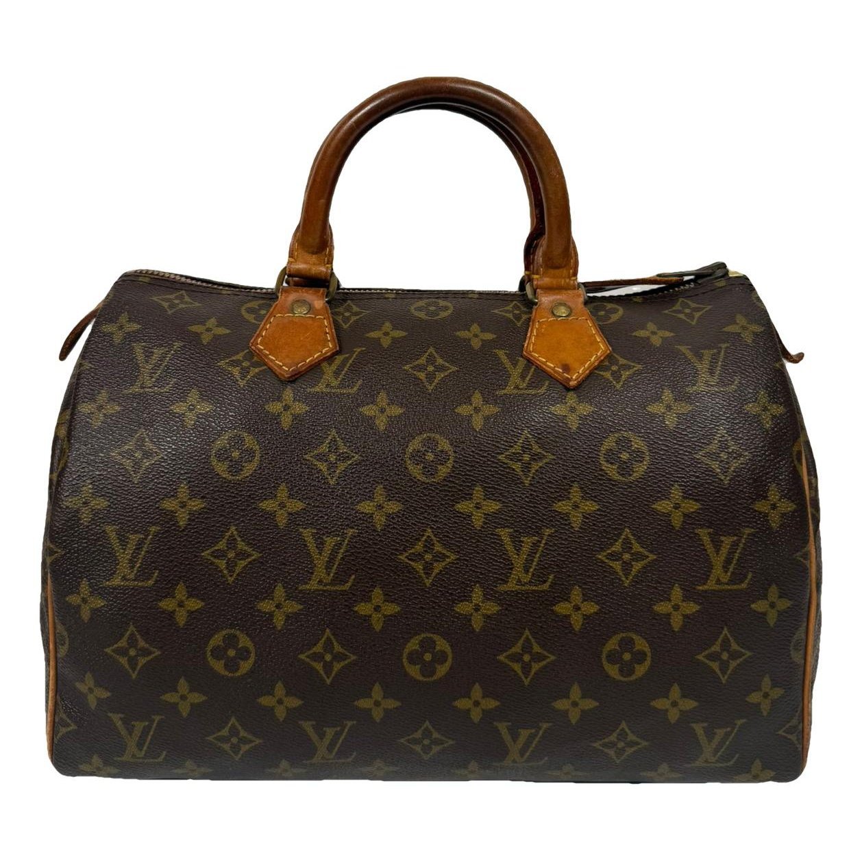 Speedy leather handbag