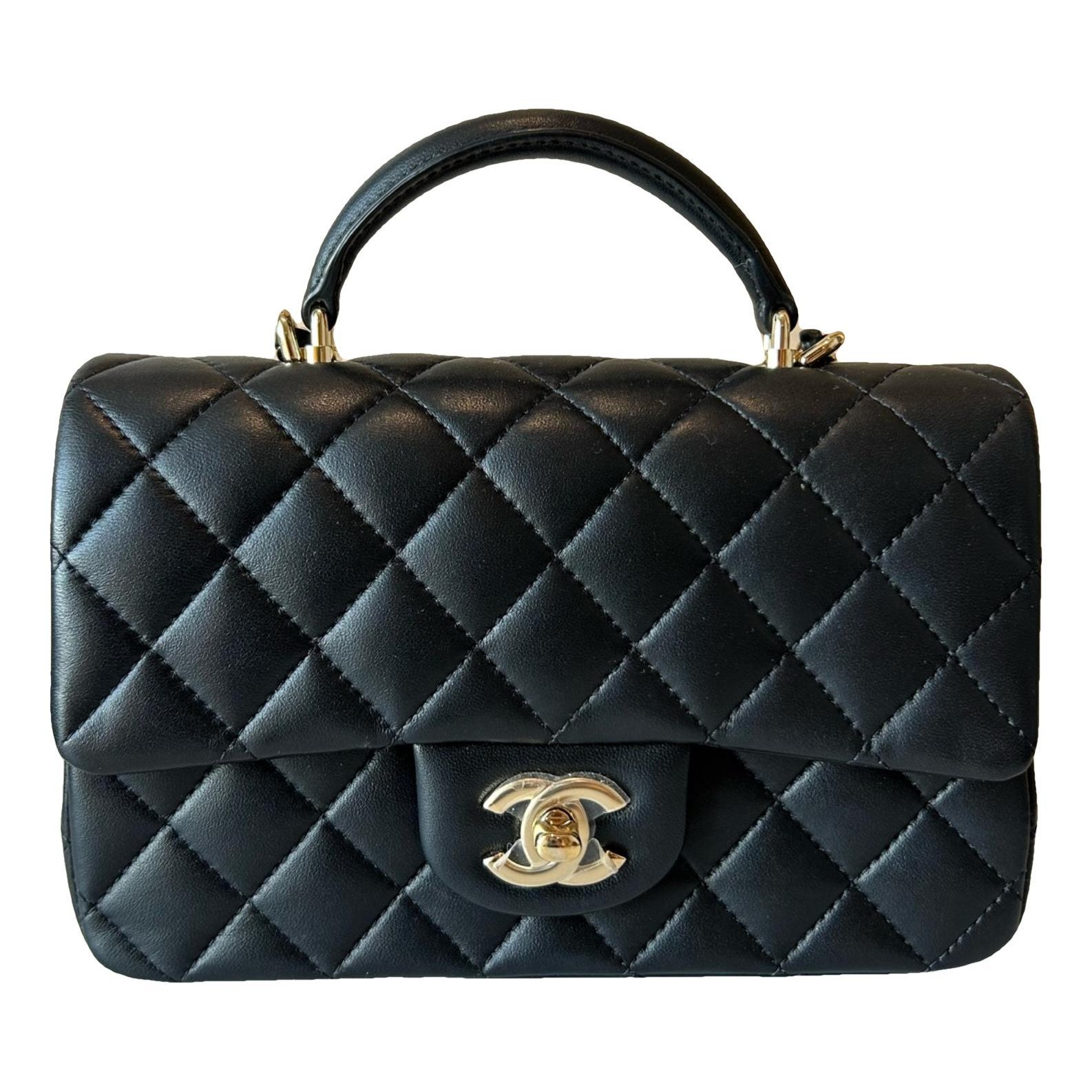 Timeless Classique Top Handle leather handbag