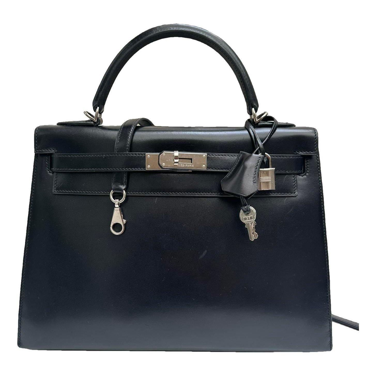 Kelly 32 leather handbag