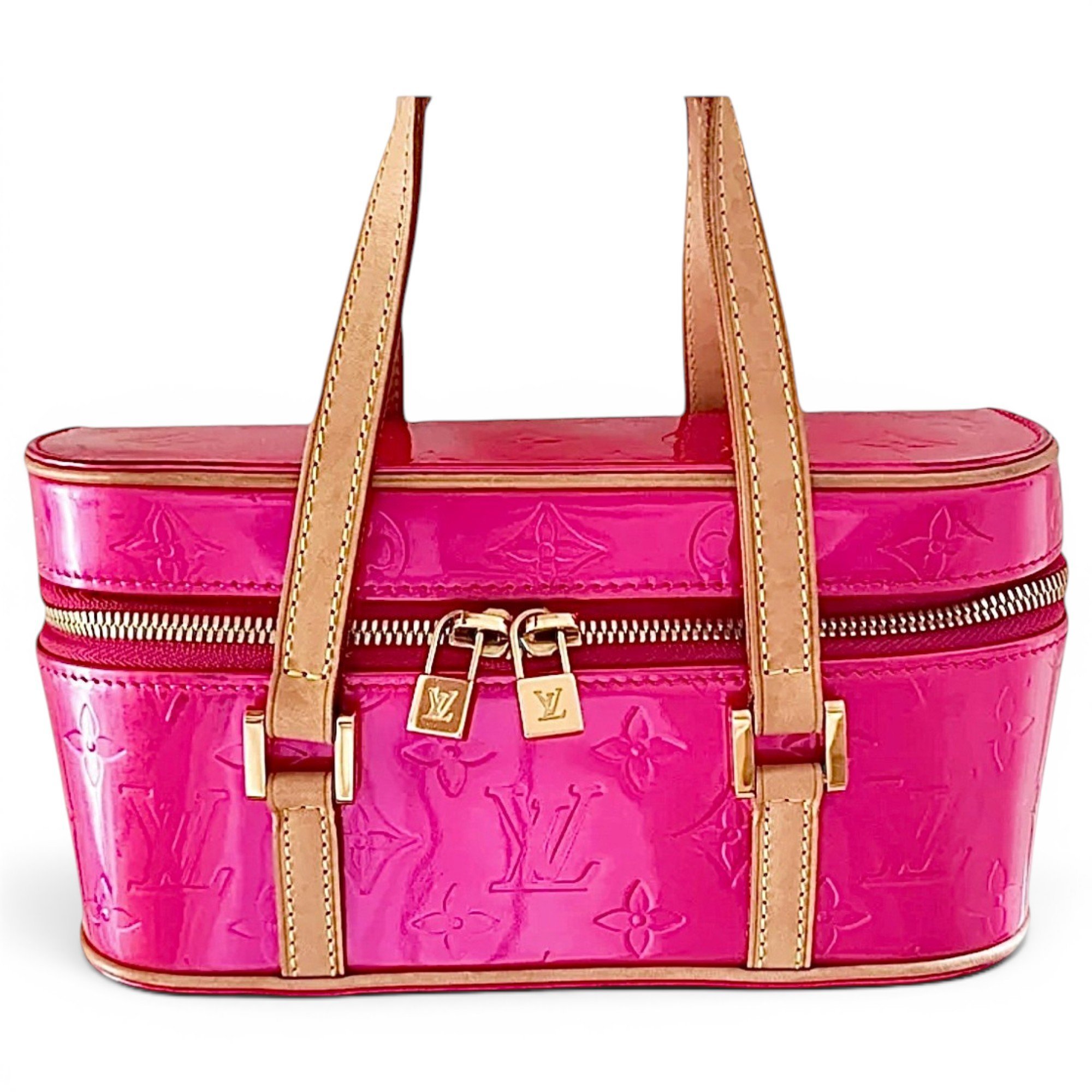 Sullivan patent leather handbag