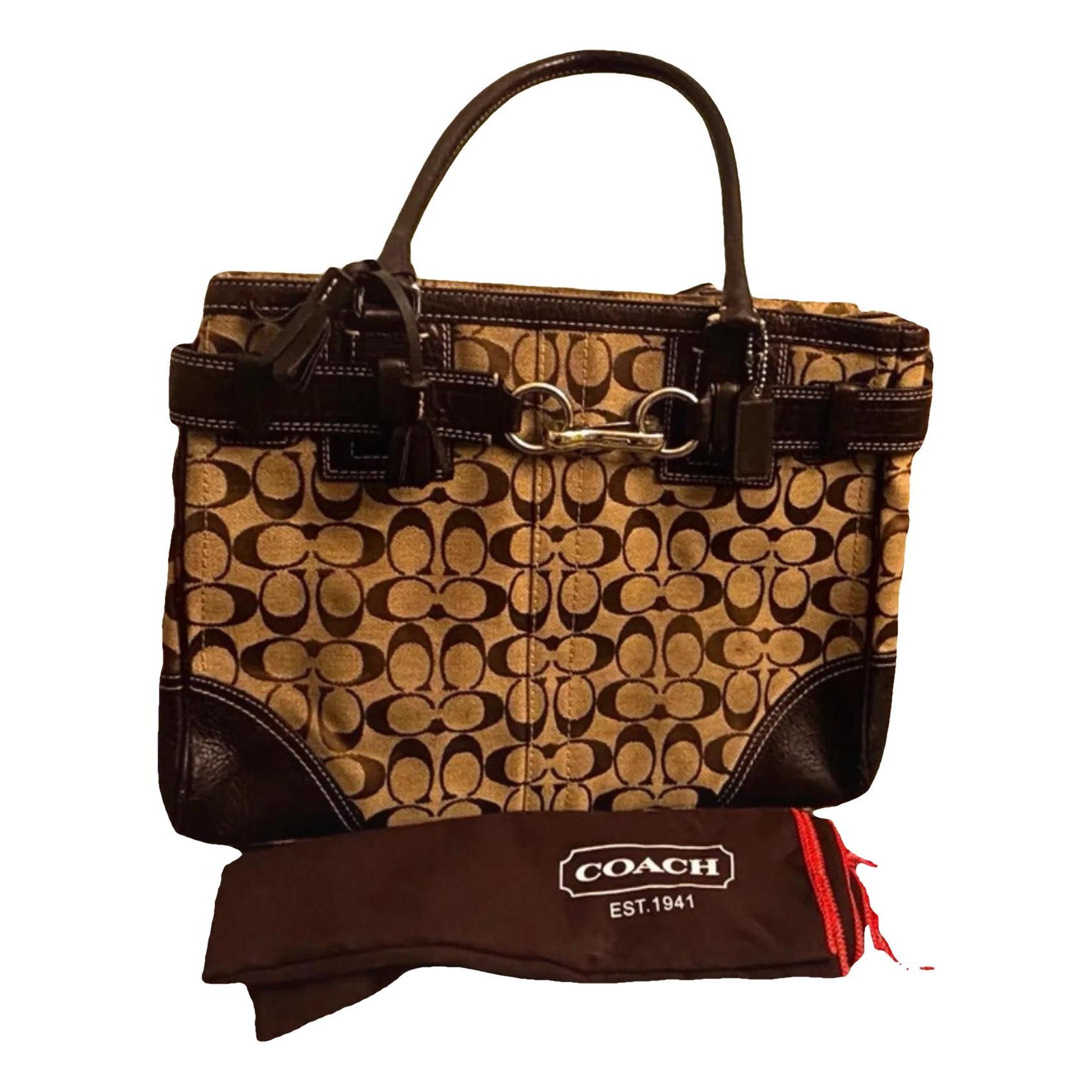 Leather handbag