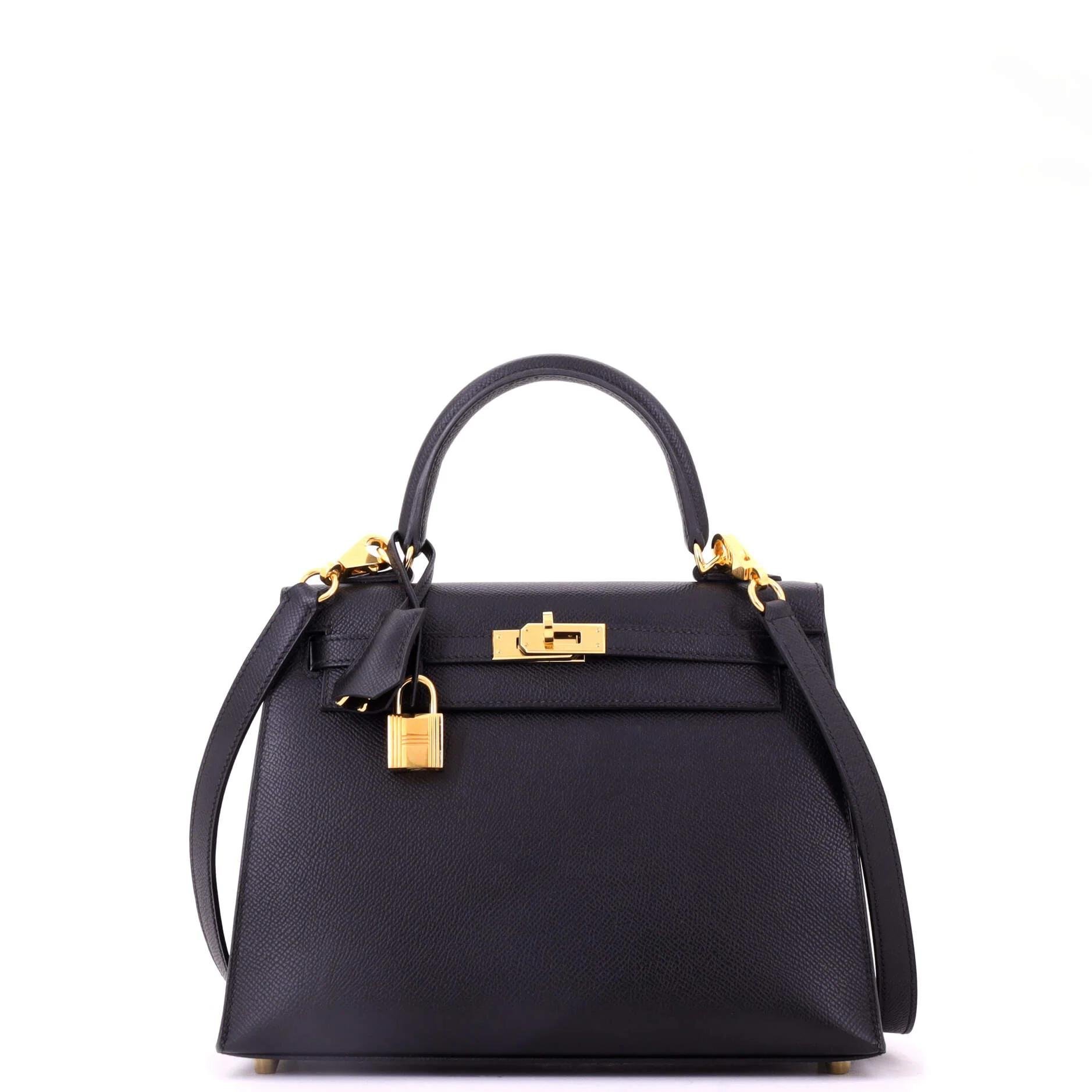 Kelly 25 leather handbag