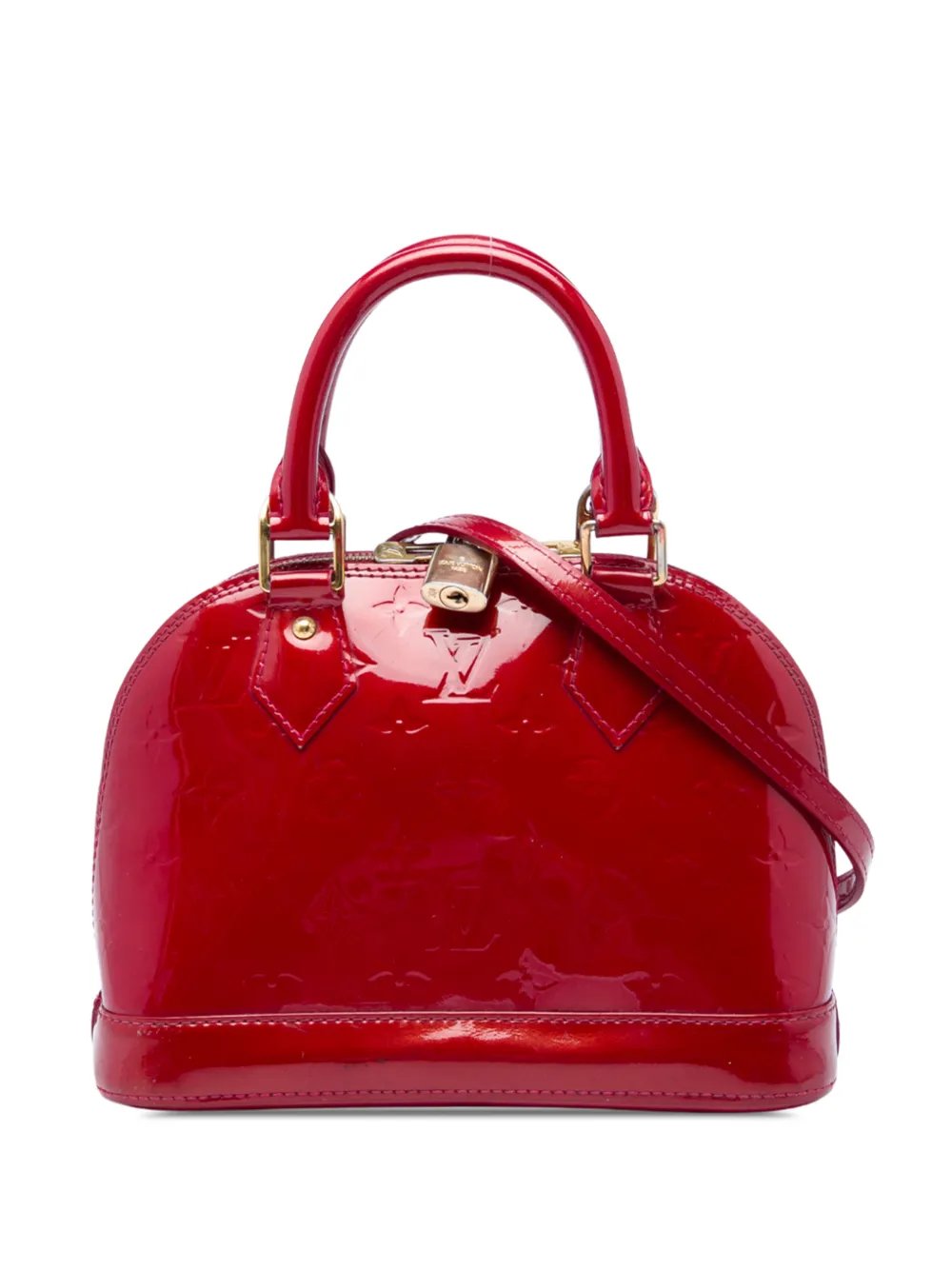 2013 Monogram Vernis Alma BB satchel