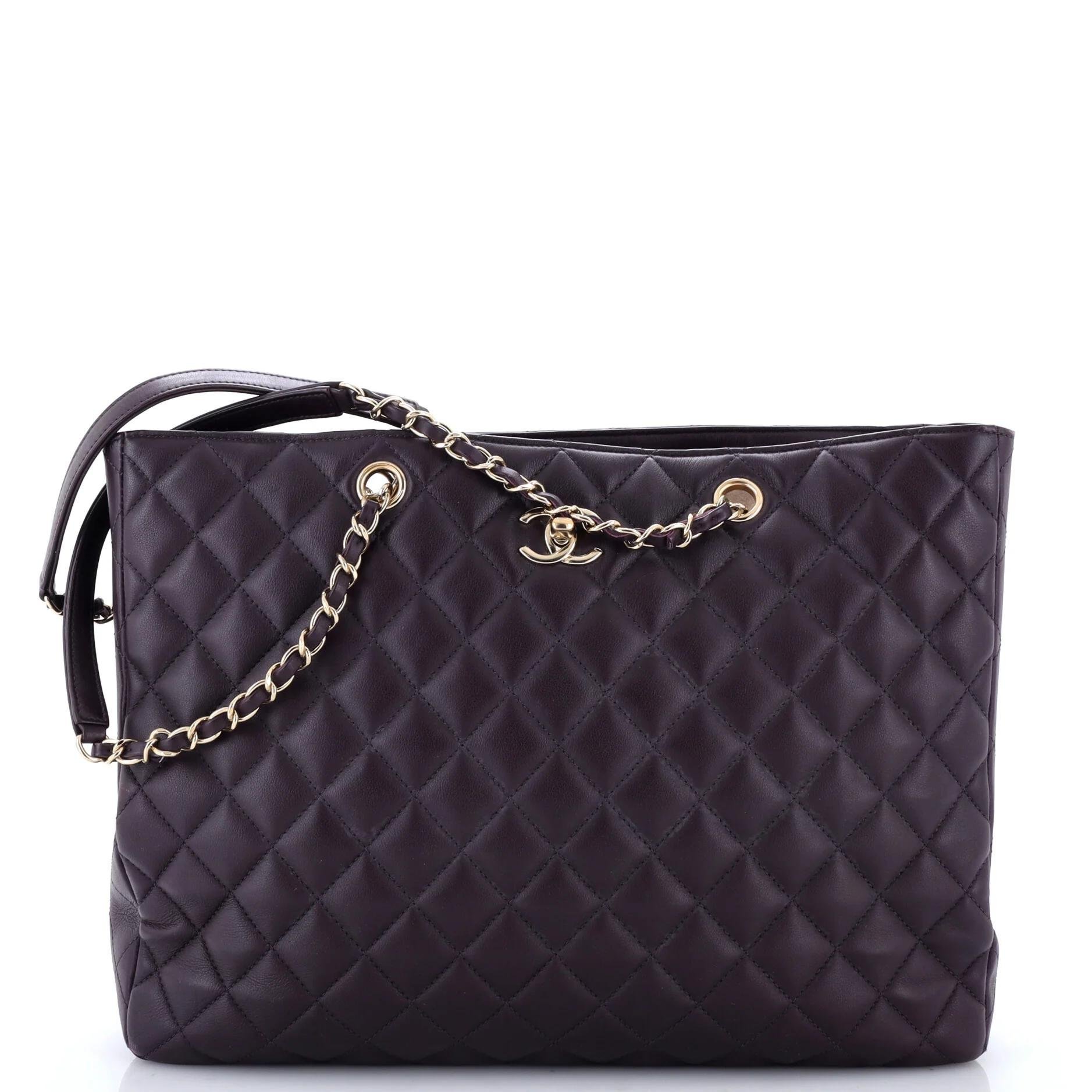 Classic CC Shopping leather tote