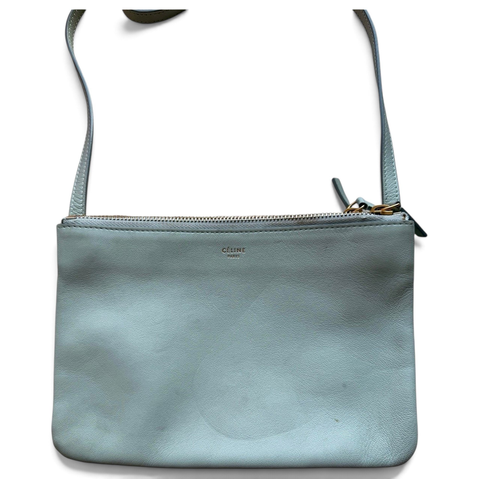 Trio leather crossbody bag