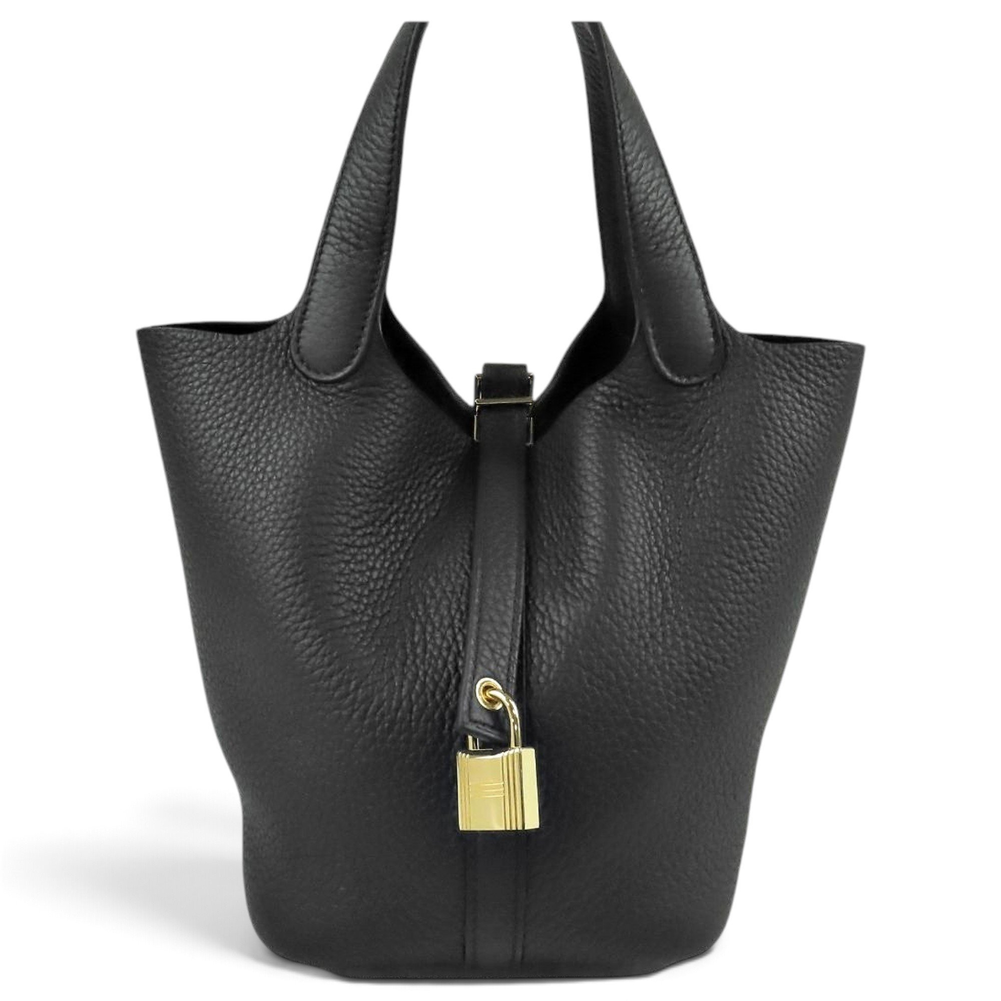 Picotin leather handbag