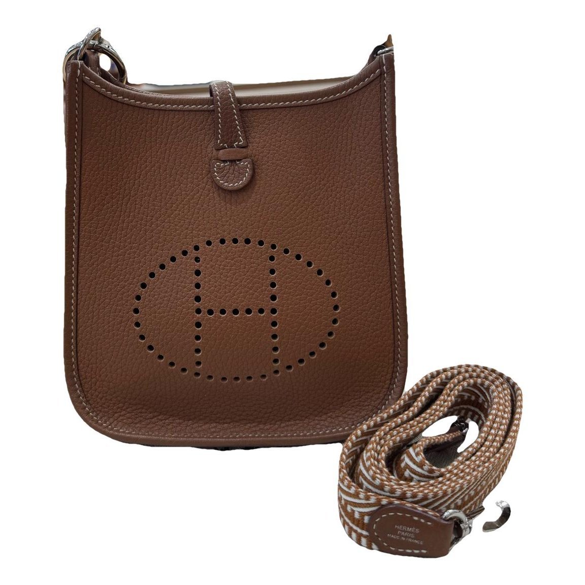 Mini Evelyne leather handbag
