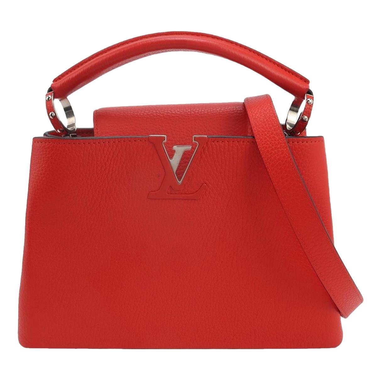 Capucines leather handbag