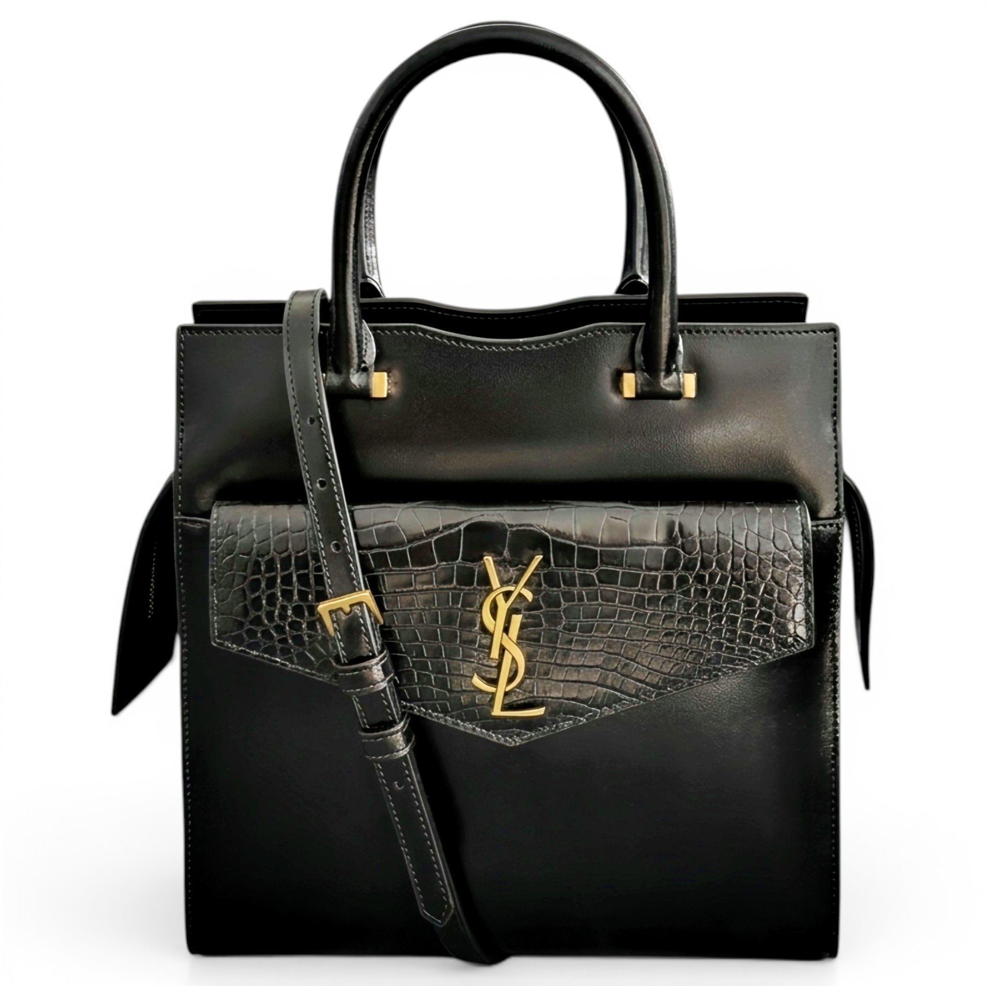Uptown leather handbag