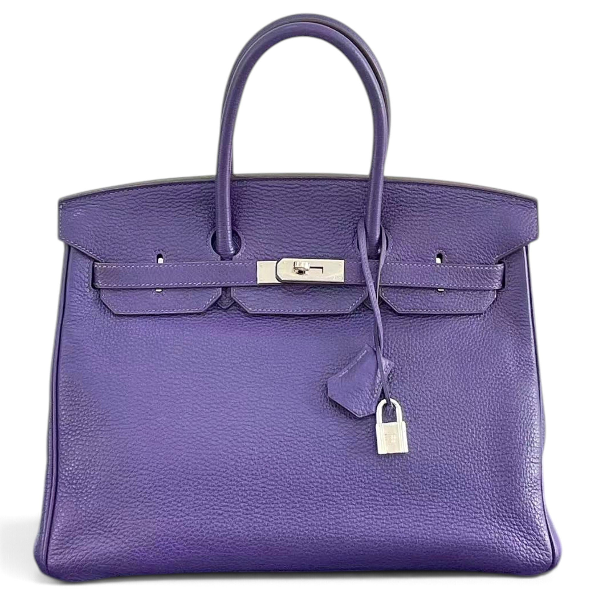 Birkin 35 leather handbag
