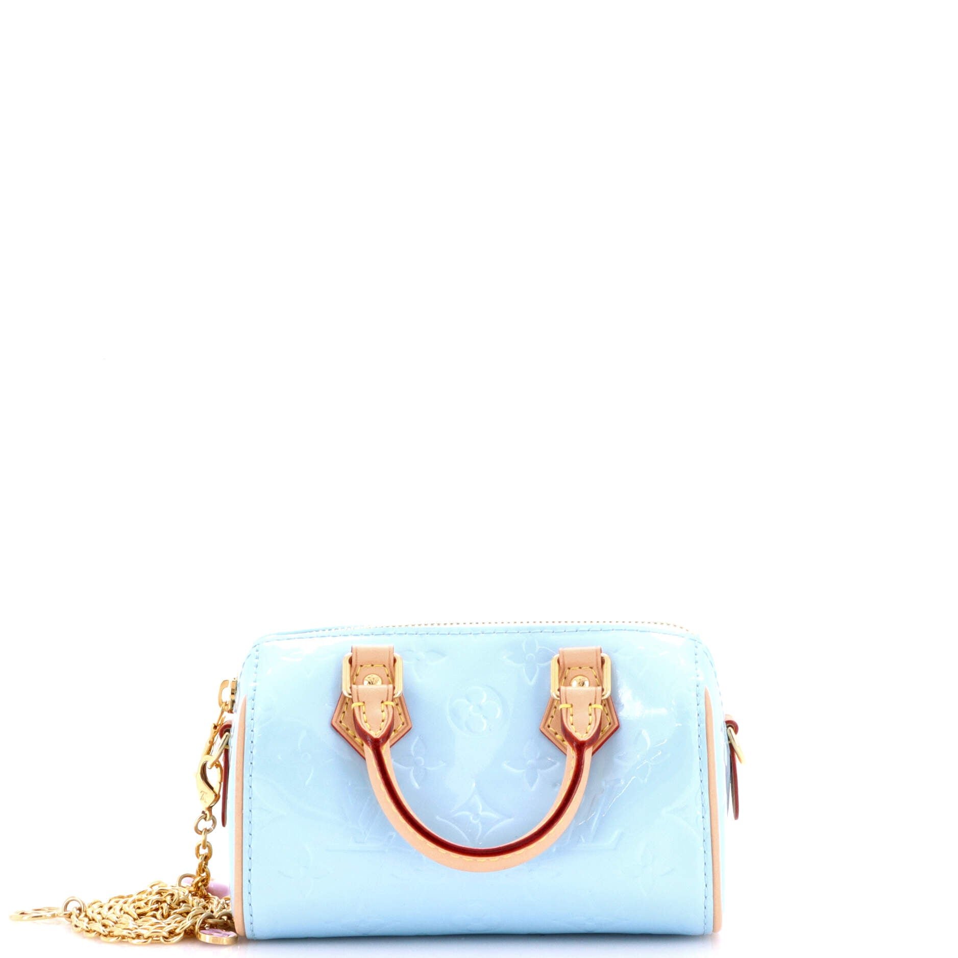Chain Speedy Bandouliere NM Bag Limited Edition Valentine Monogram Vernis Nano