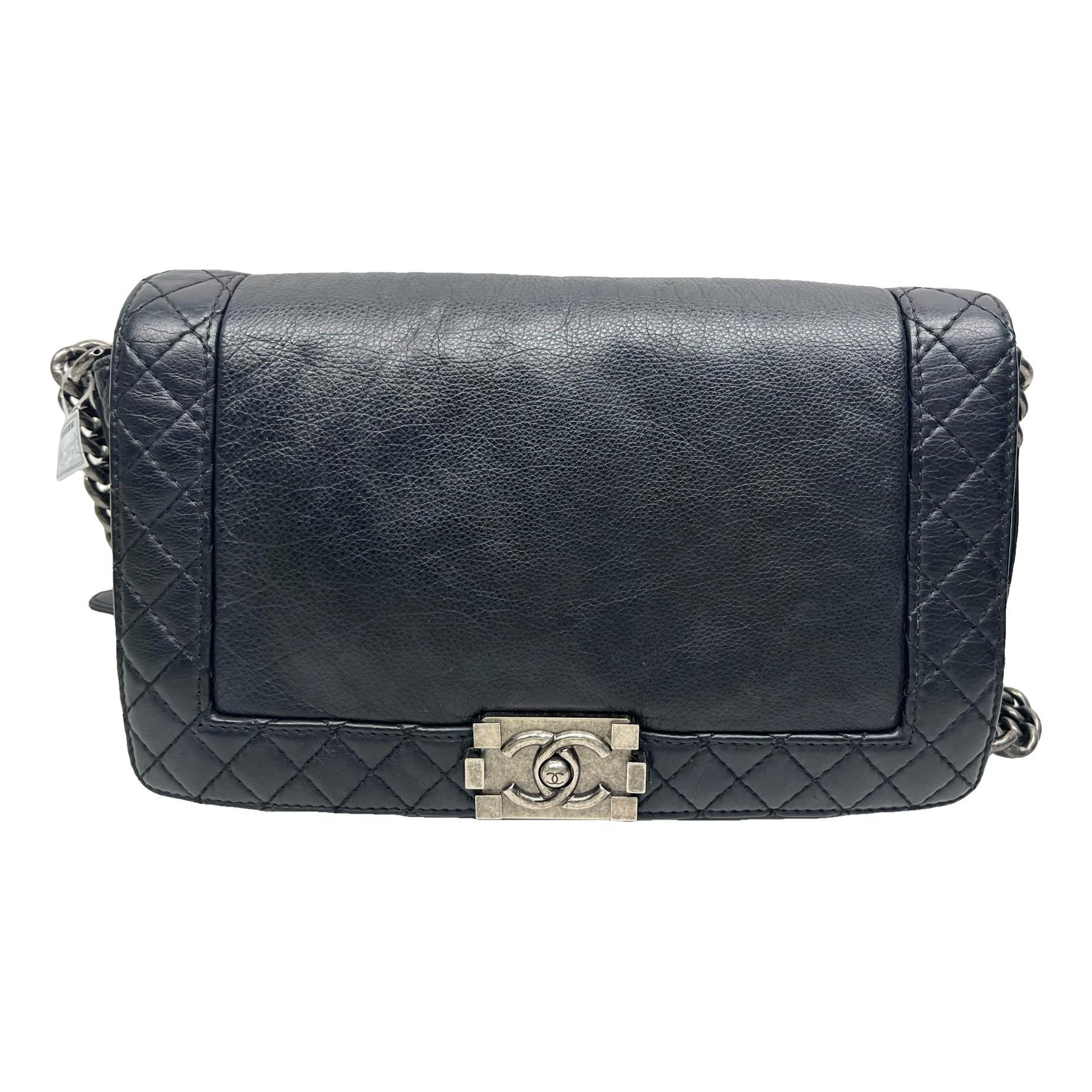 Boy leather crossbody bag