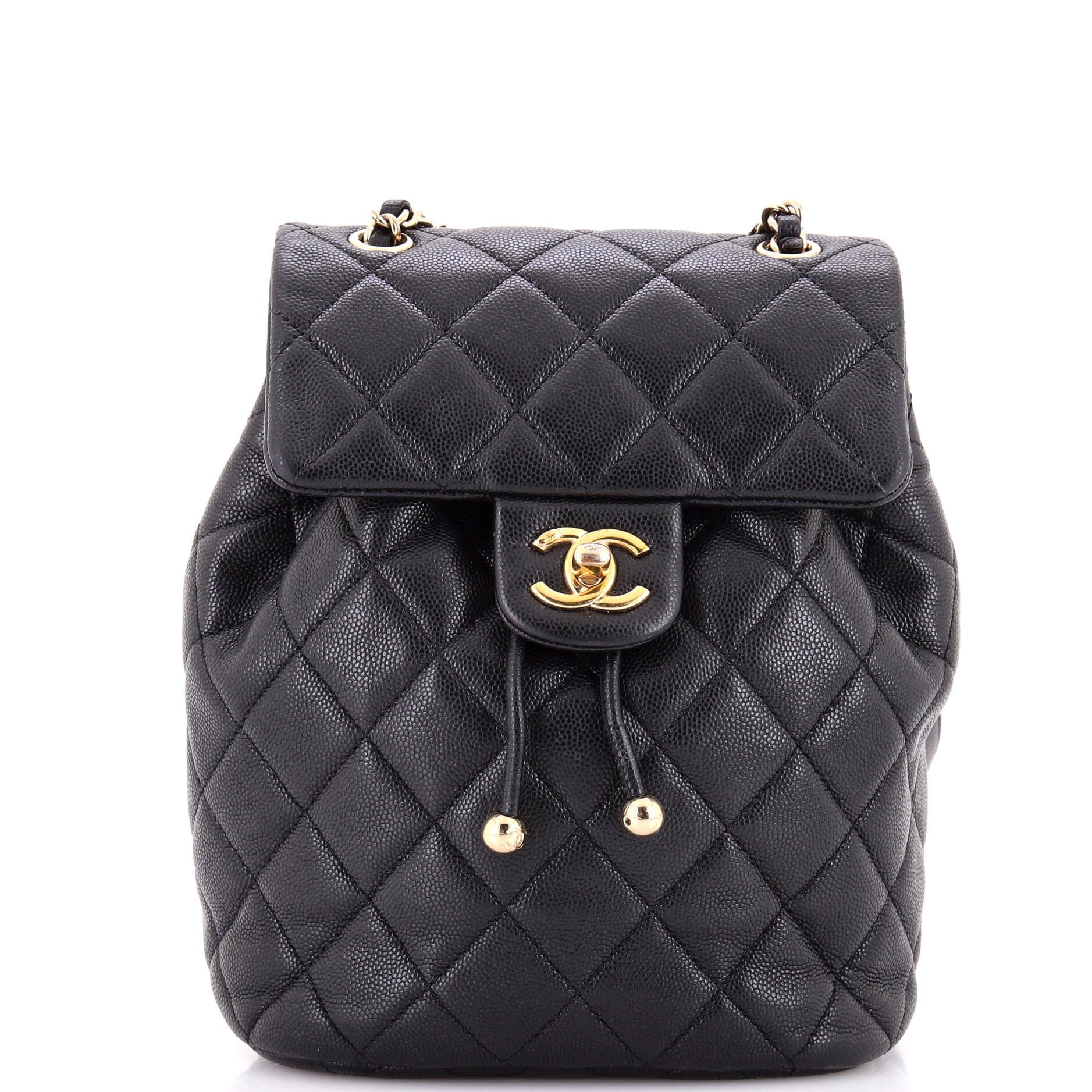 Leather backpack