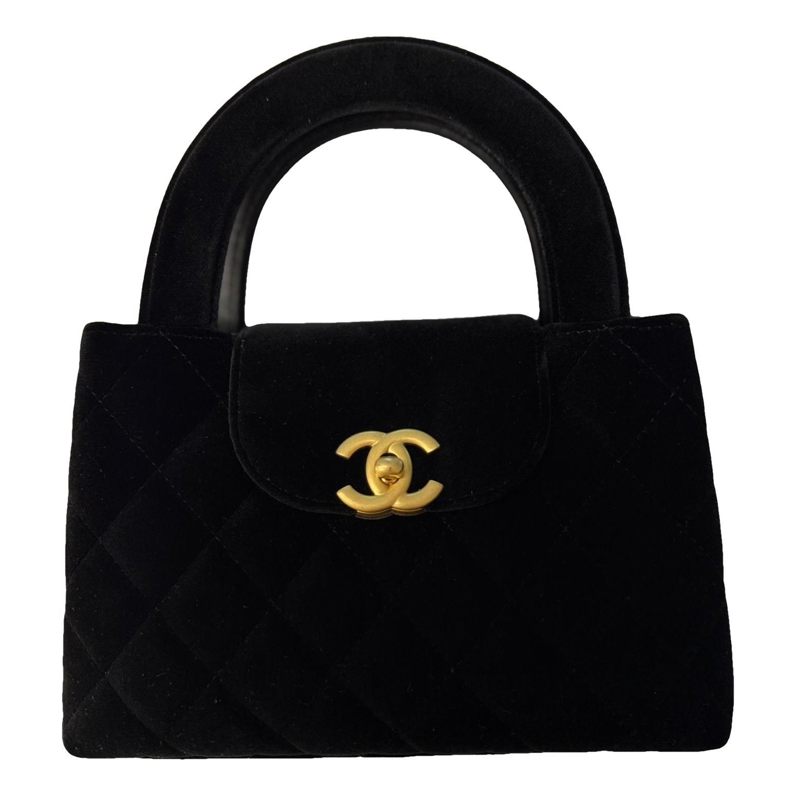 Mini Shopping velvet mini bag