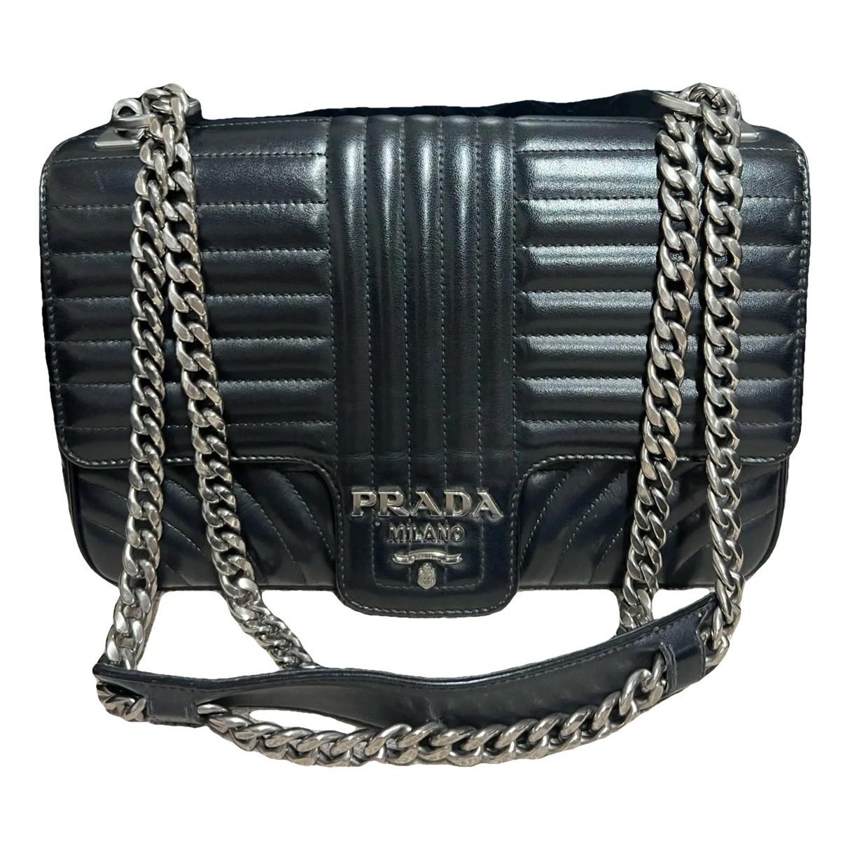 Diagramme leather crossbody bag