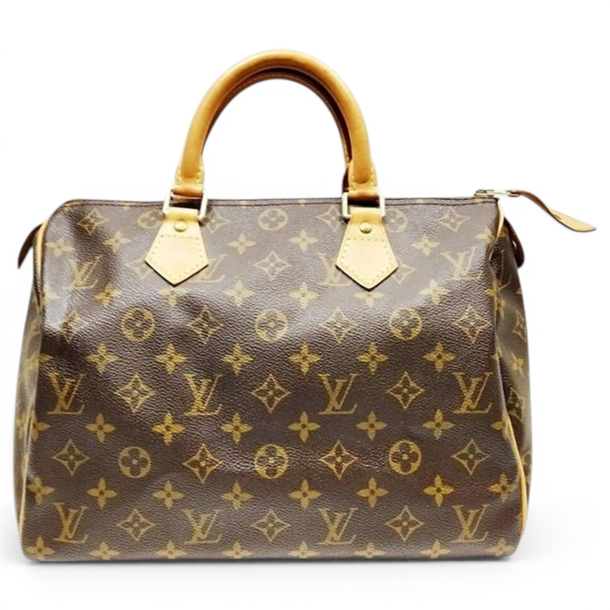 Speedy leather handbag