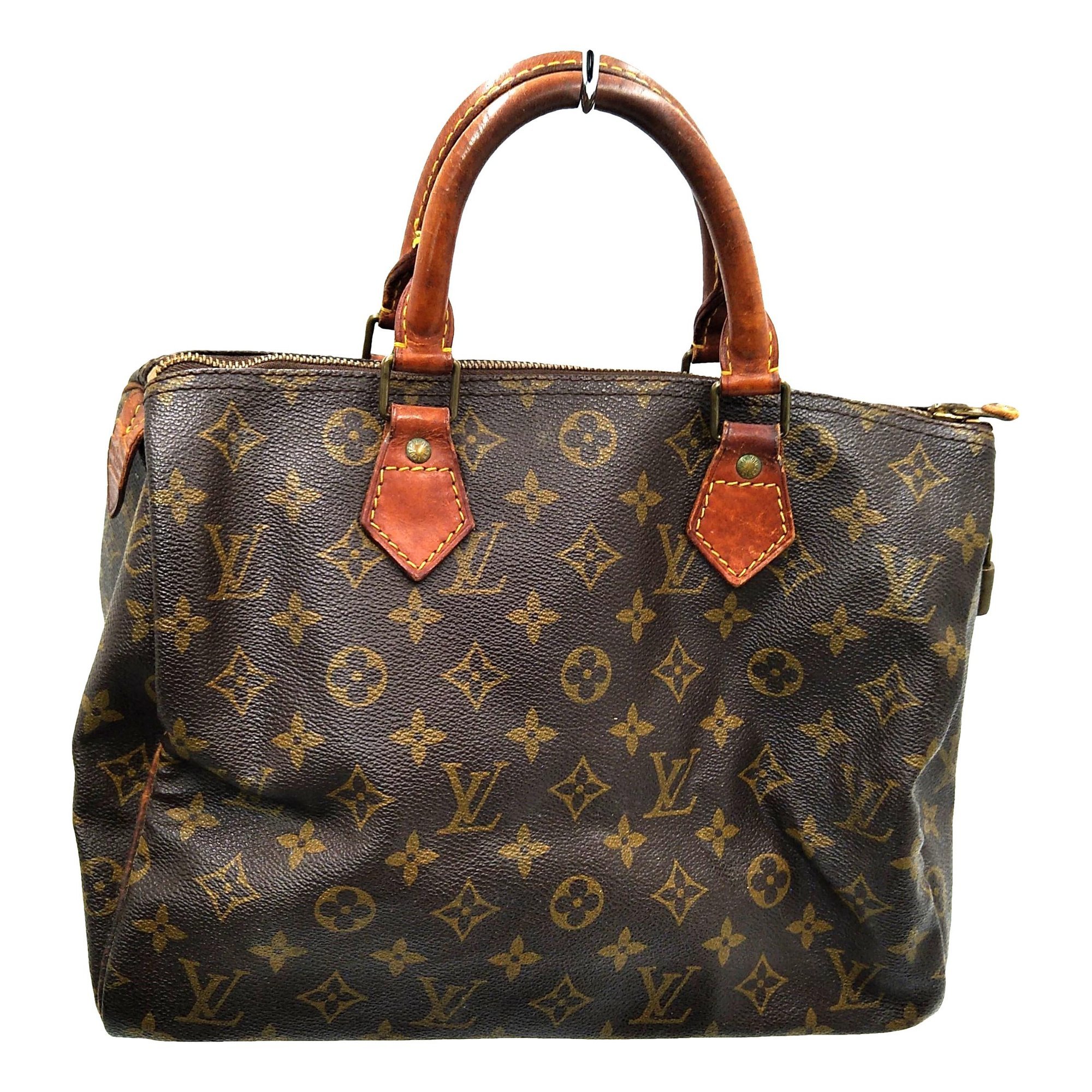 Speedy leather handbag