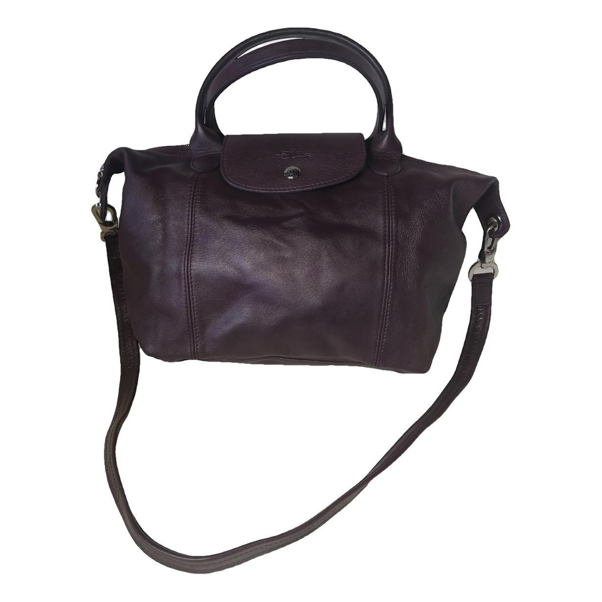 Pliage leather handbag
