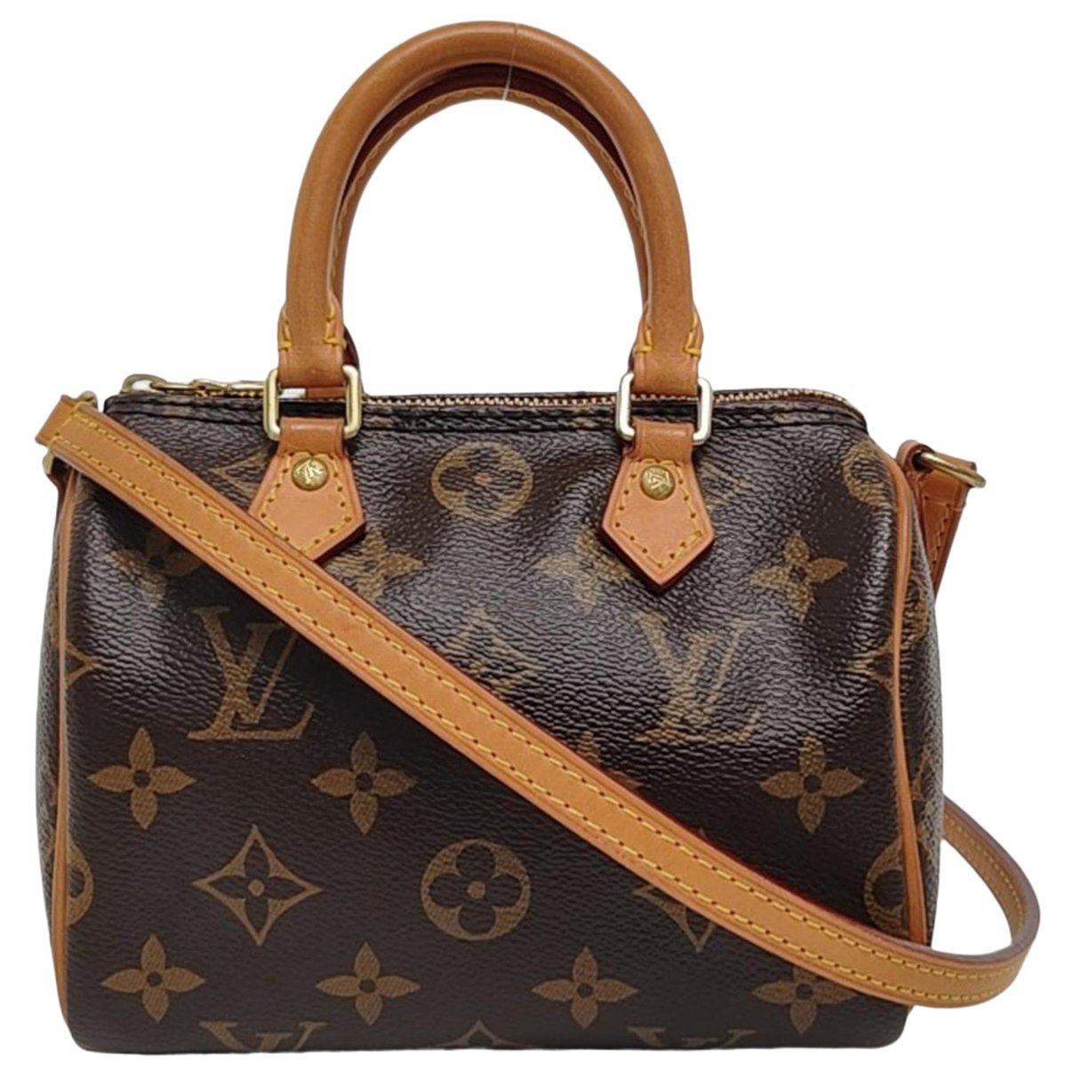 Louis Vuitton Nano Speedy / Mini HL leather handbag