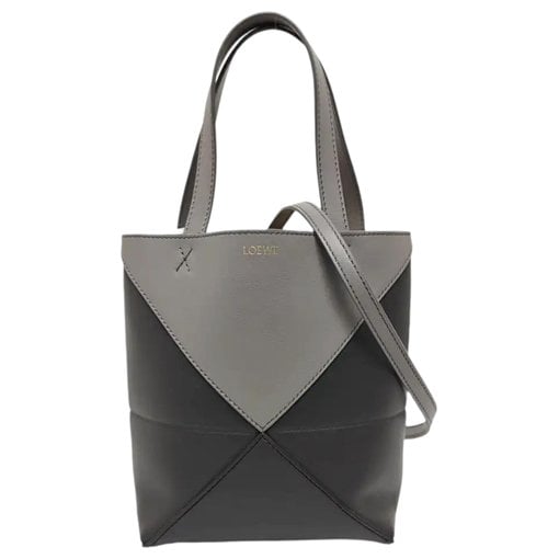 Puzzle Fold leather handbag