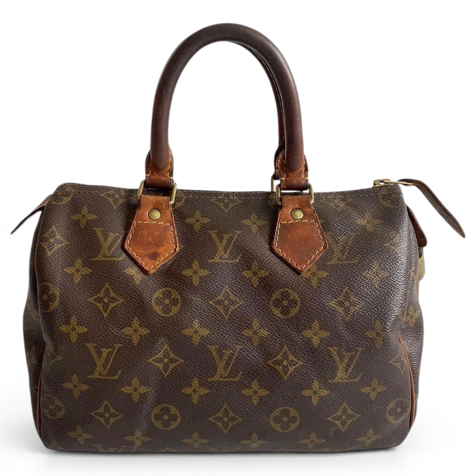 Speedy leather handbag