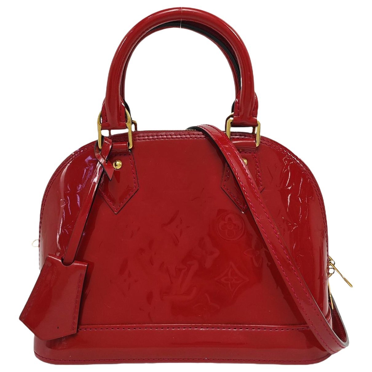 Alma BB patent leather handbag