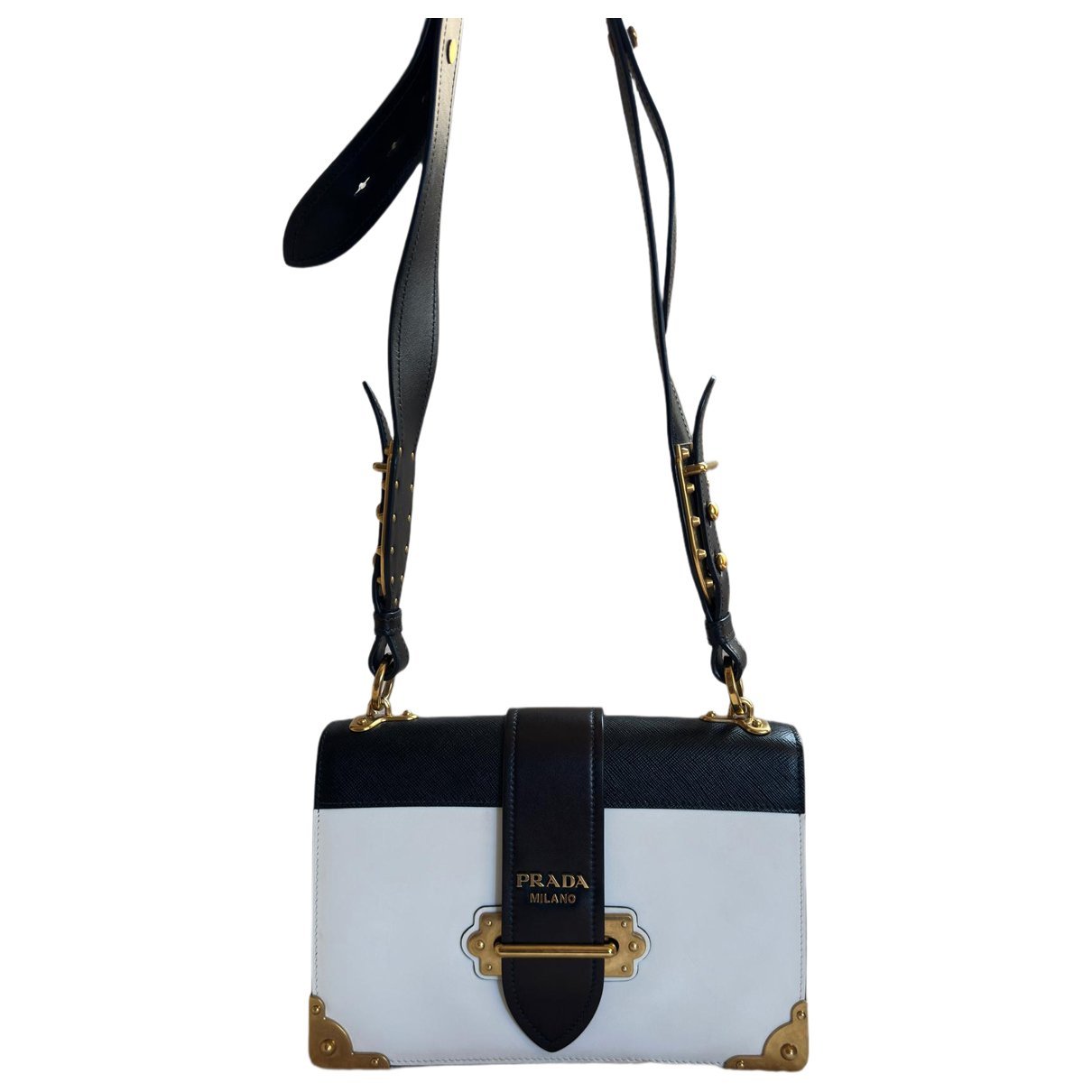 Prada Cahier leather handbag