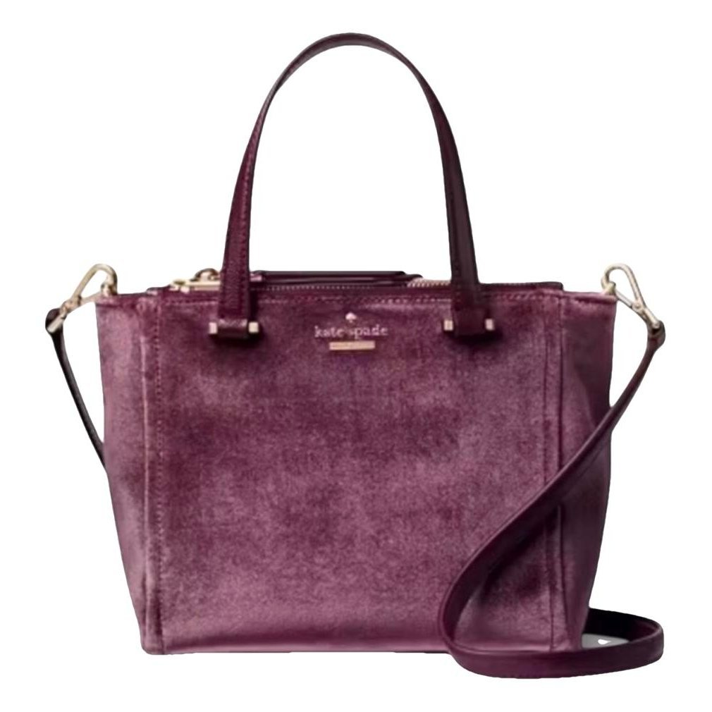 Velvet handbag