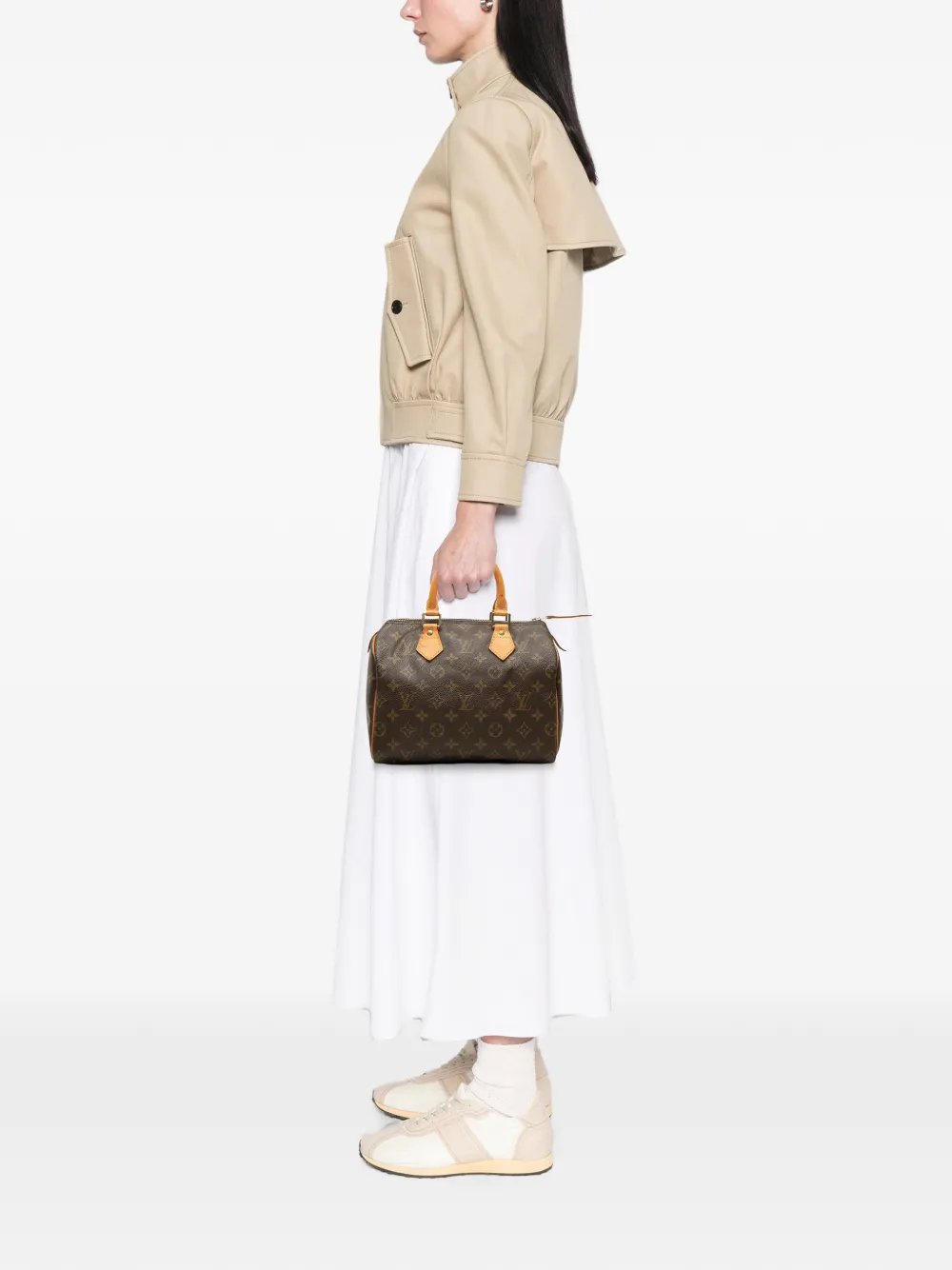 2002 Monogram Speedy 25 boston bag