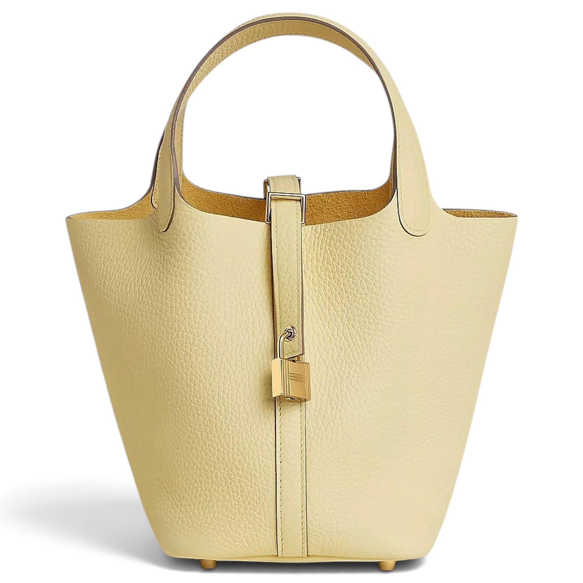 Picotin leather tote