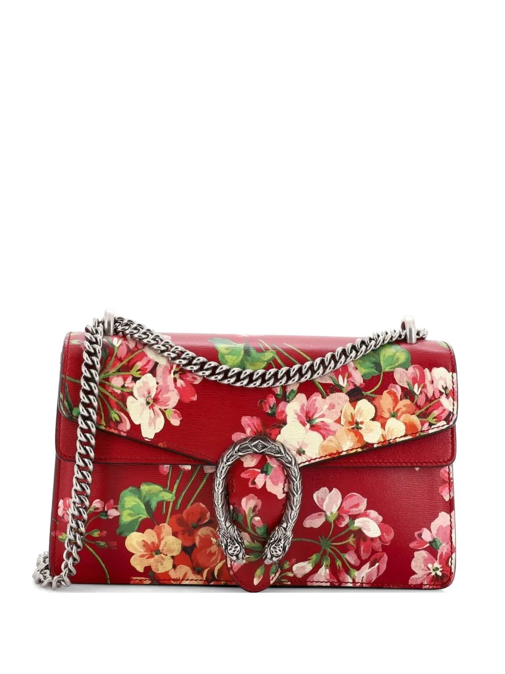Dionysus Bag Blooms Print Leather Small shoulder bag