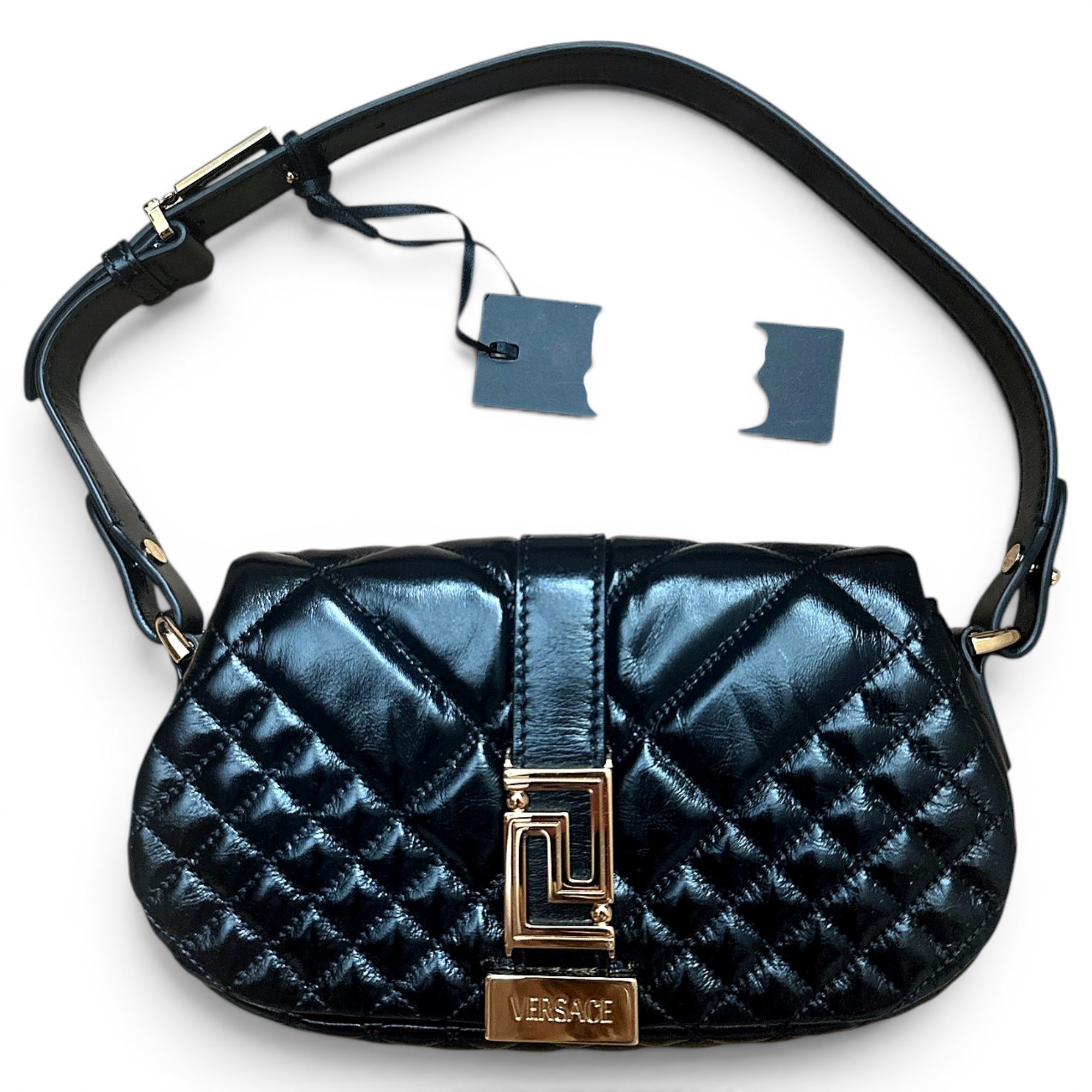 Greca Goddess leather handbag