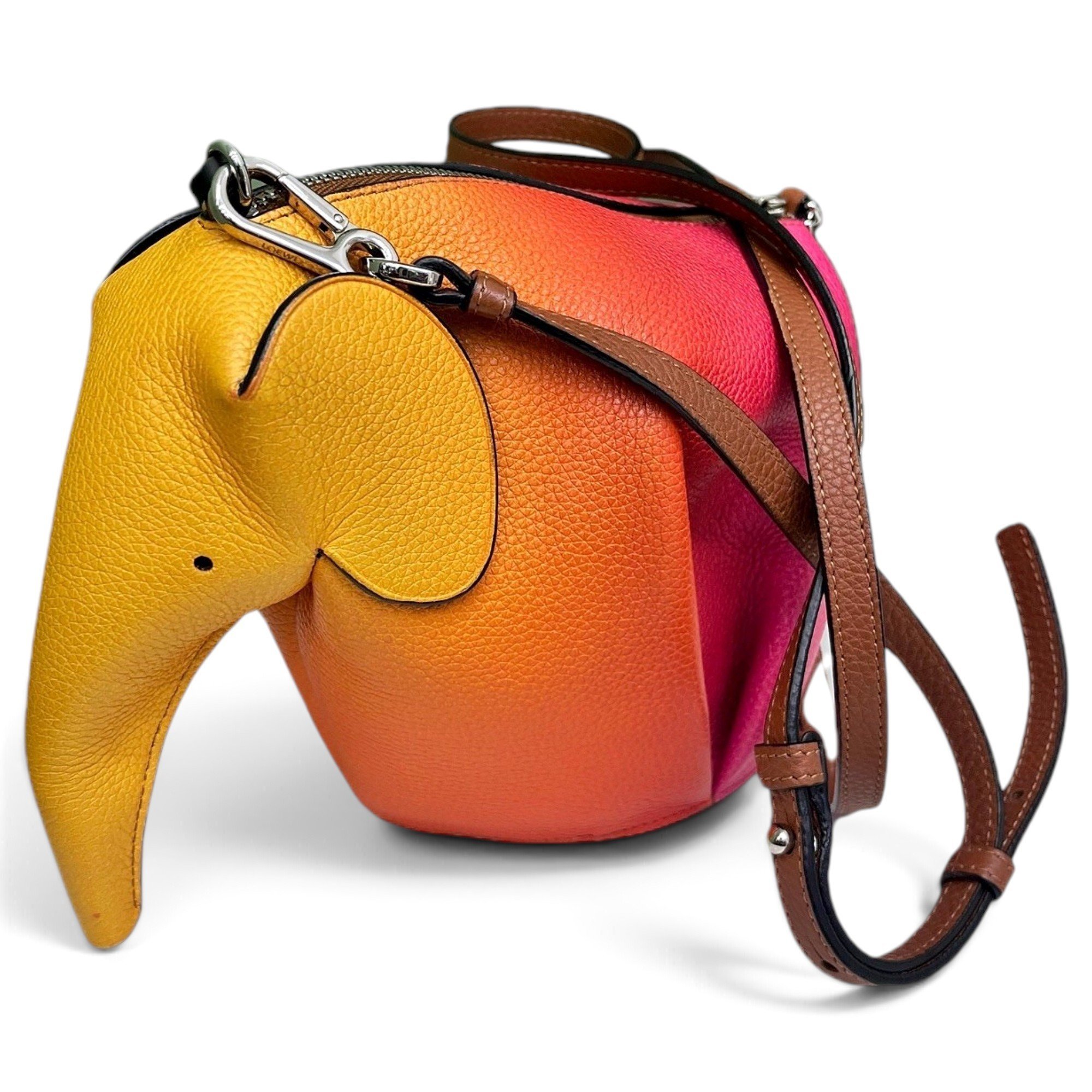 Animals leather handbag