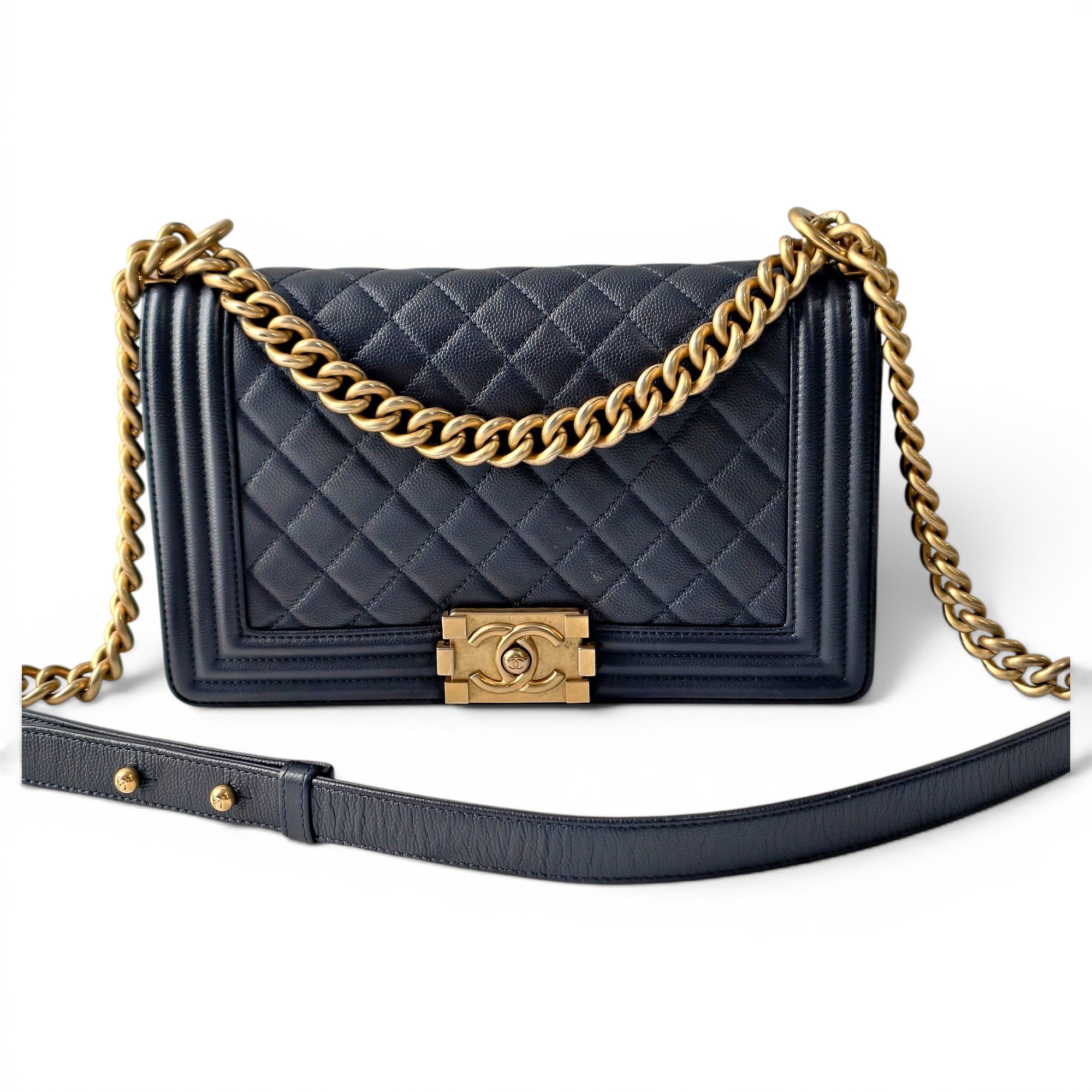 Boy leather handbag