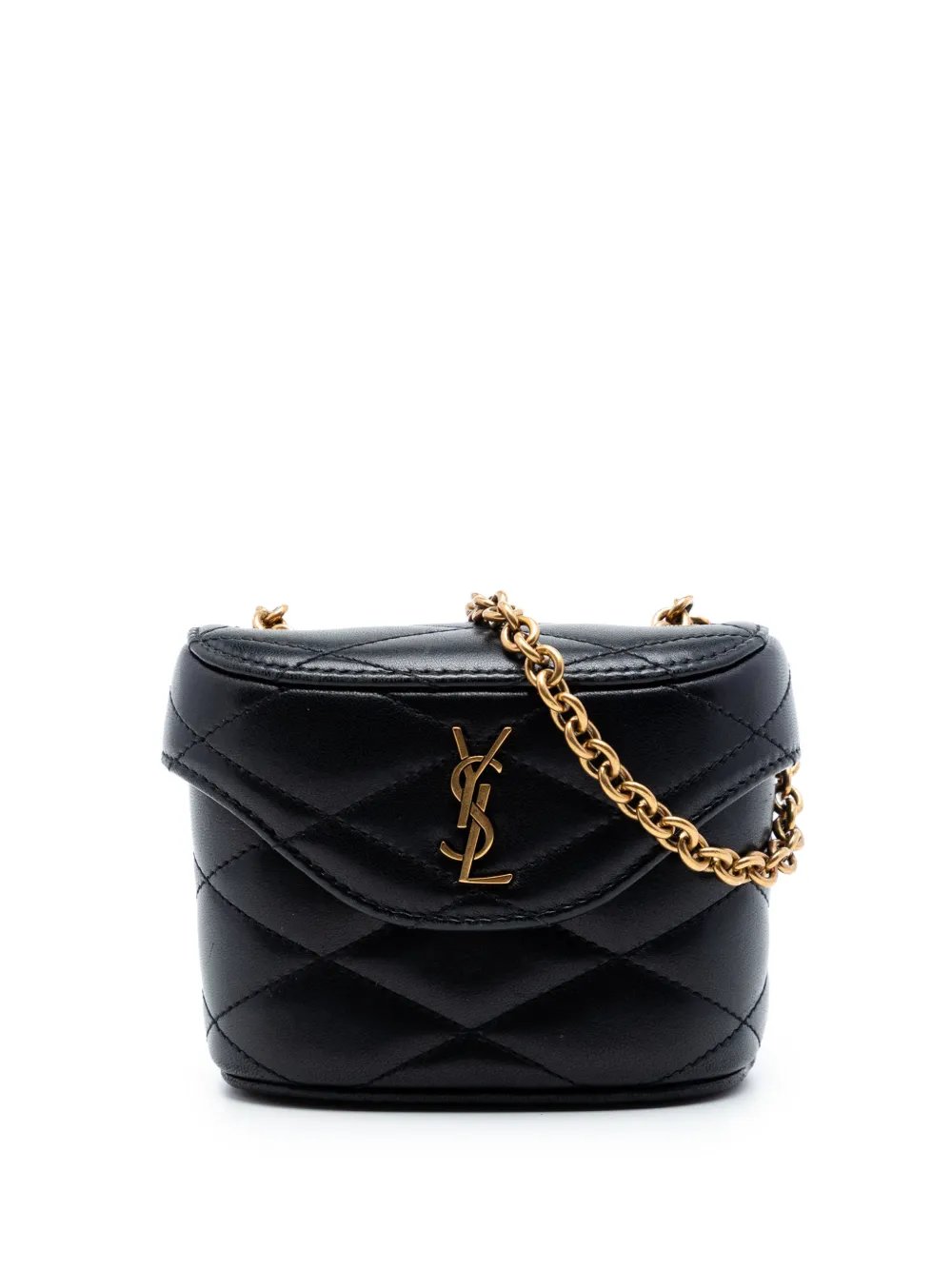 2024 Micro Quilted Lambskin Monogram June Box Vanity Bag crossbody bag