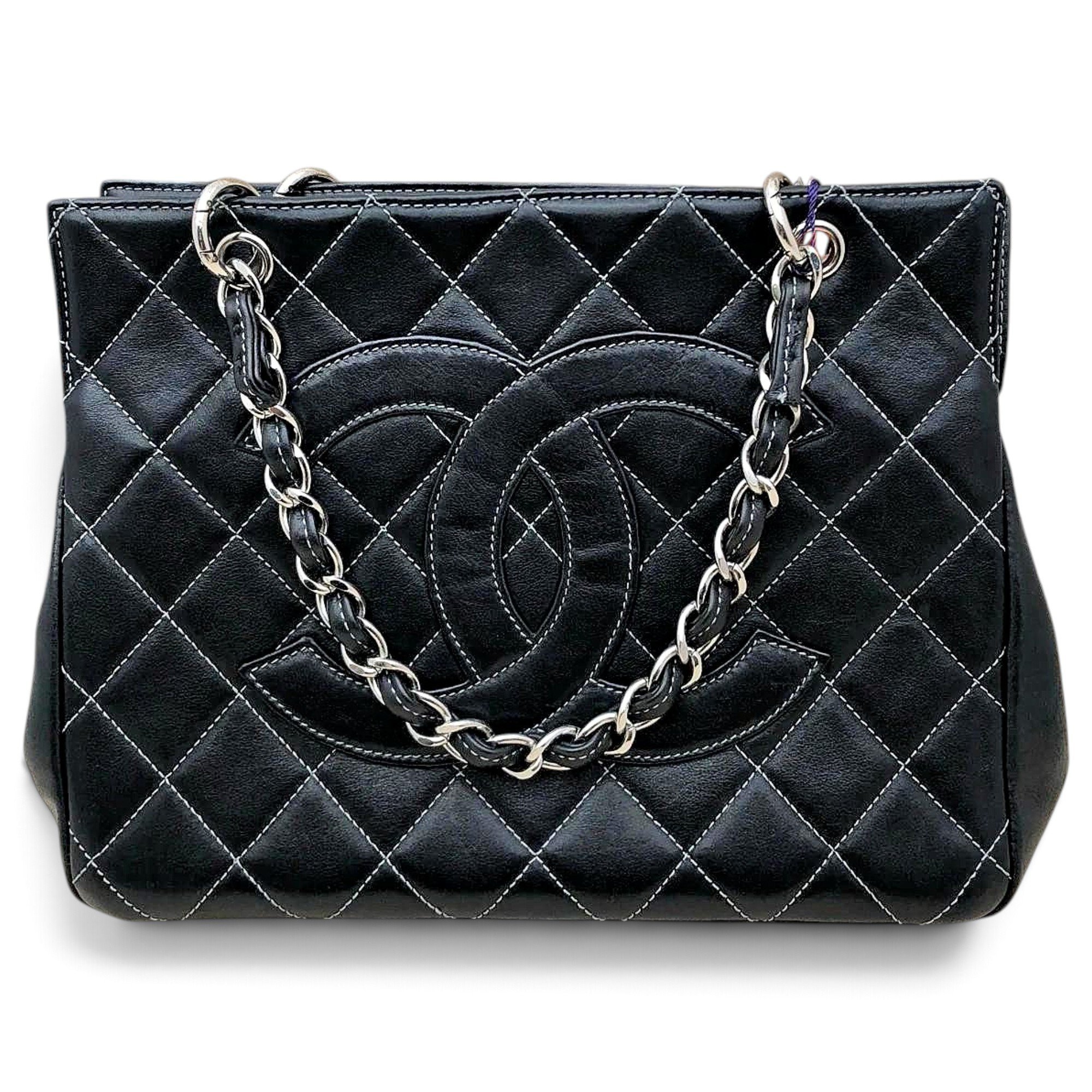 Leather tote
