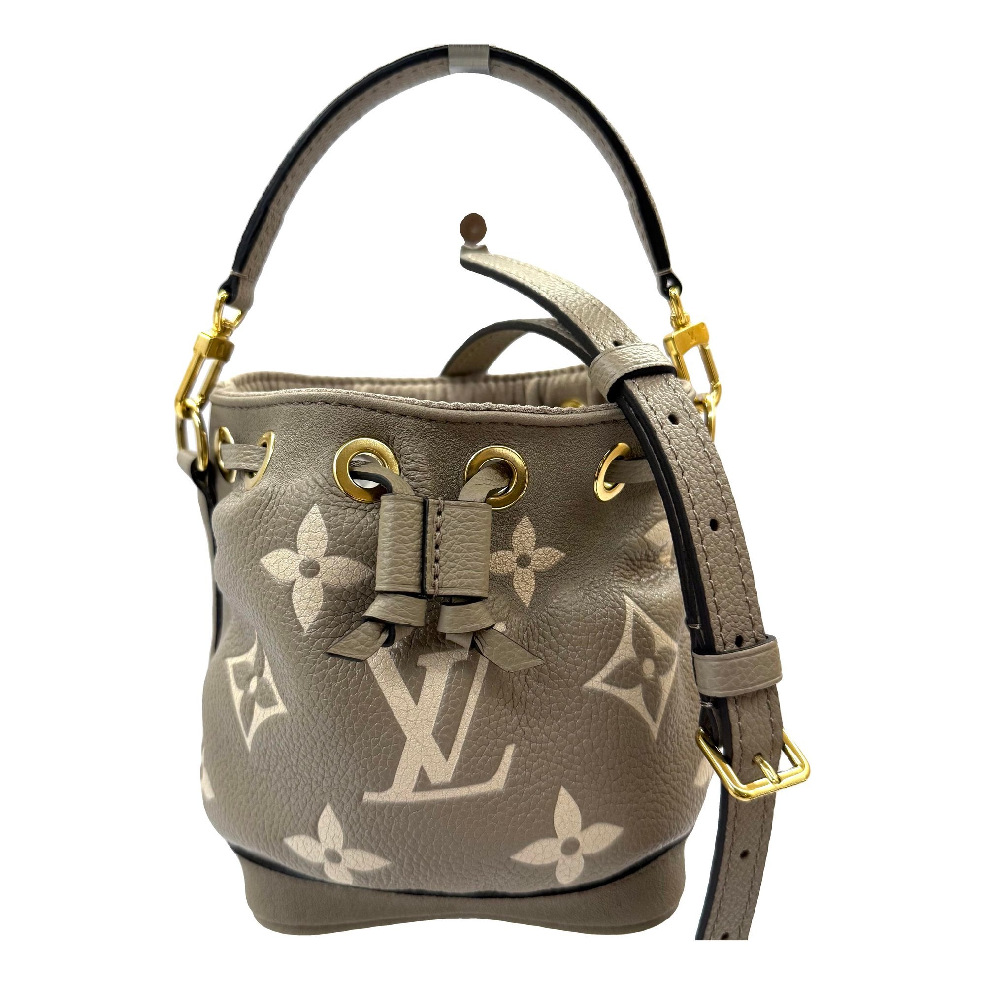 Nano Noé leather handbag