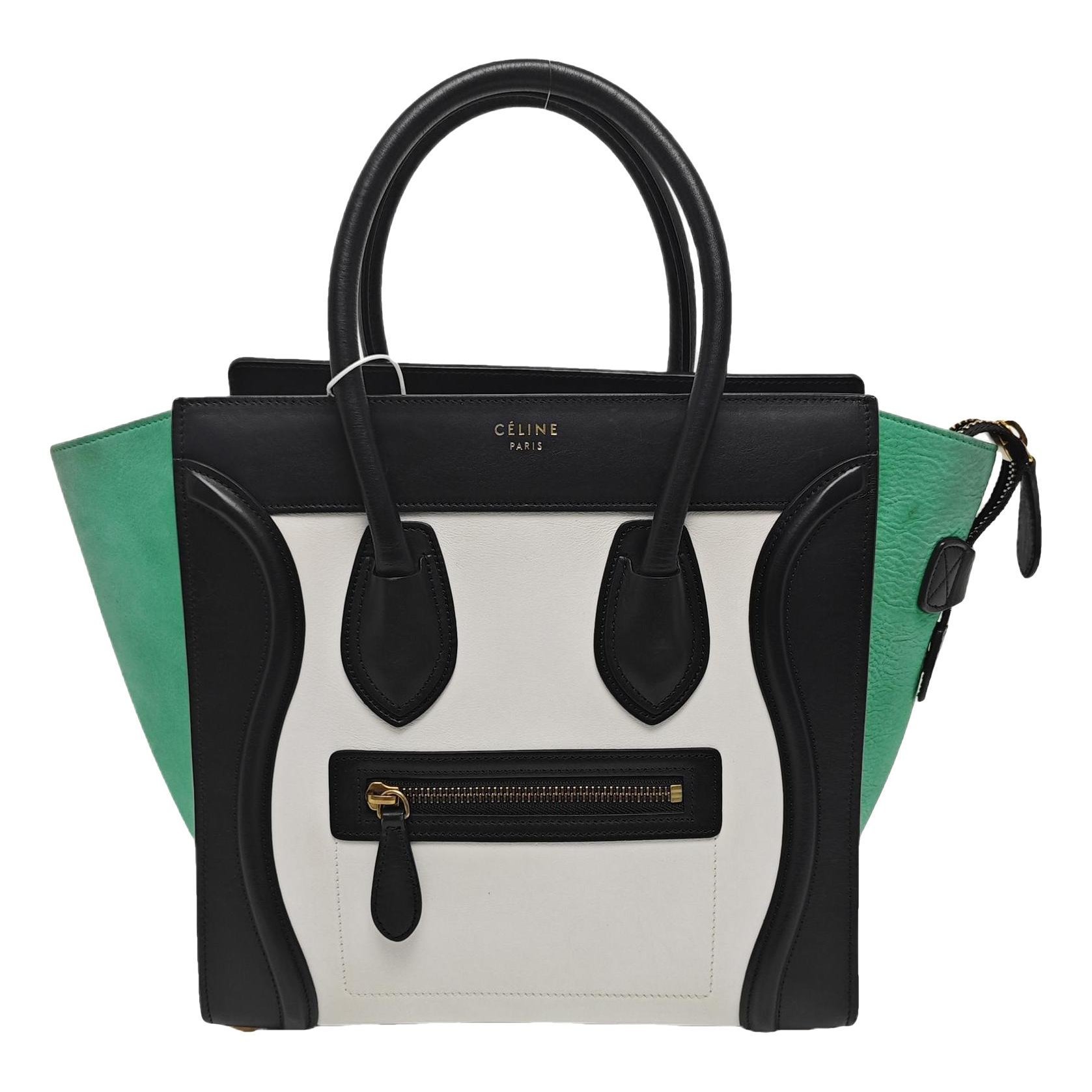 Luggage leather handbag