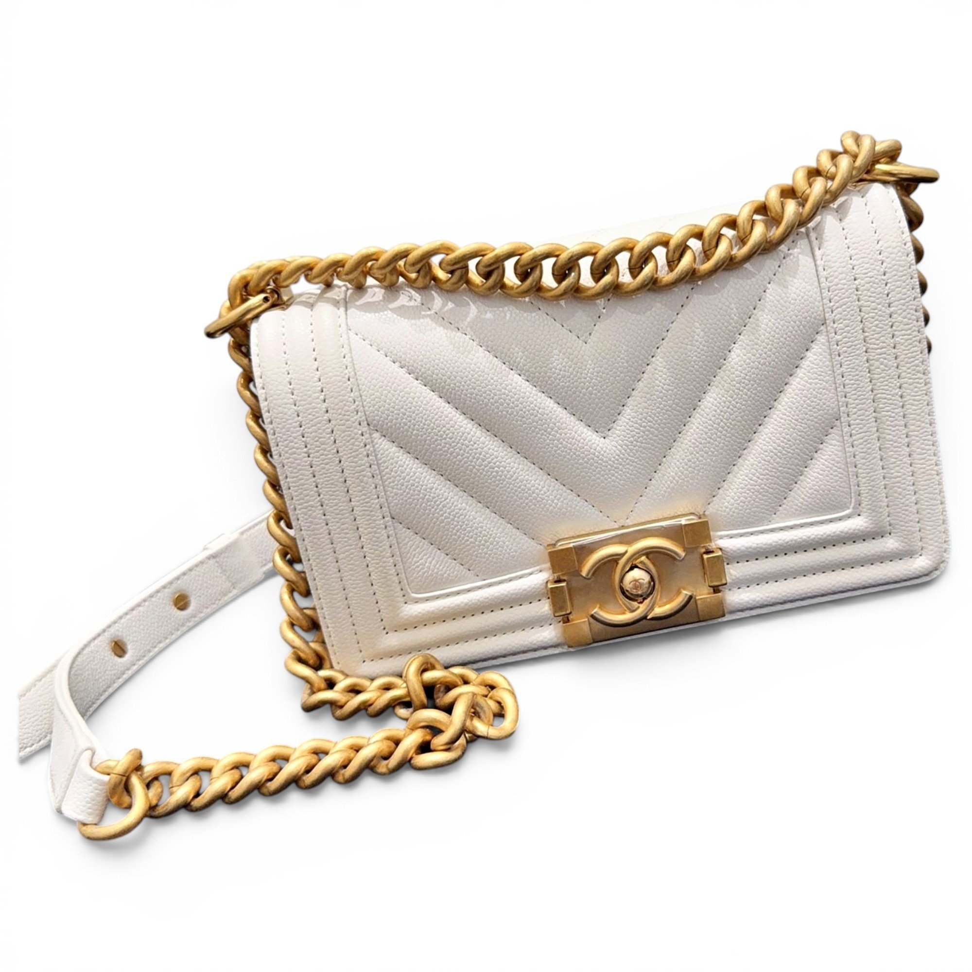 Boy leather handbag