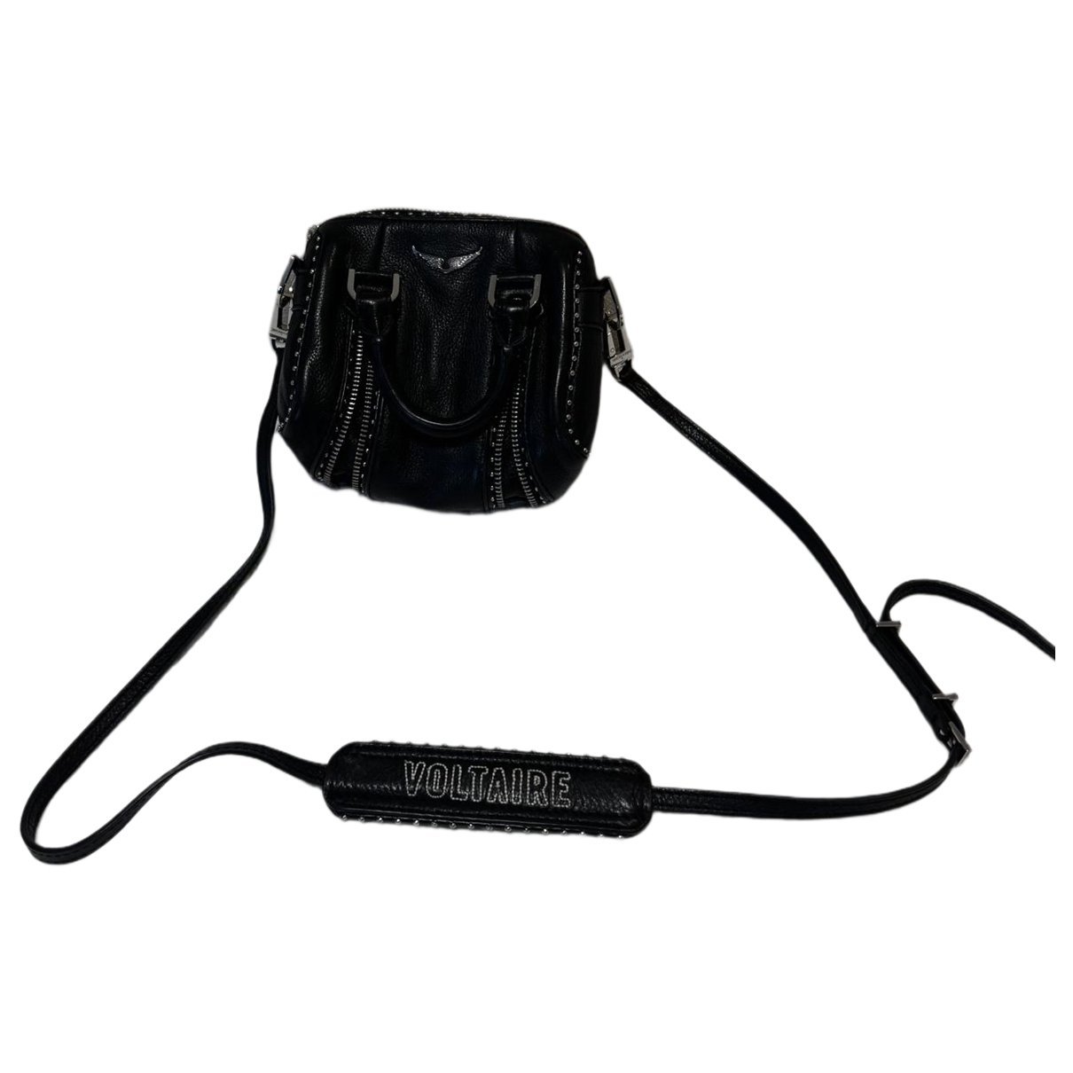 Leather clutch bag