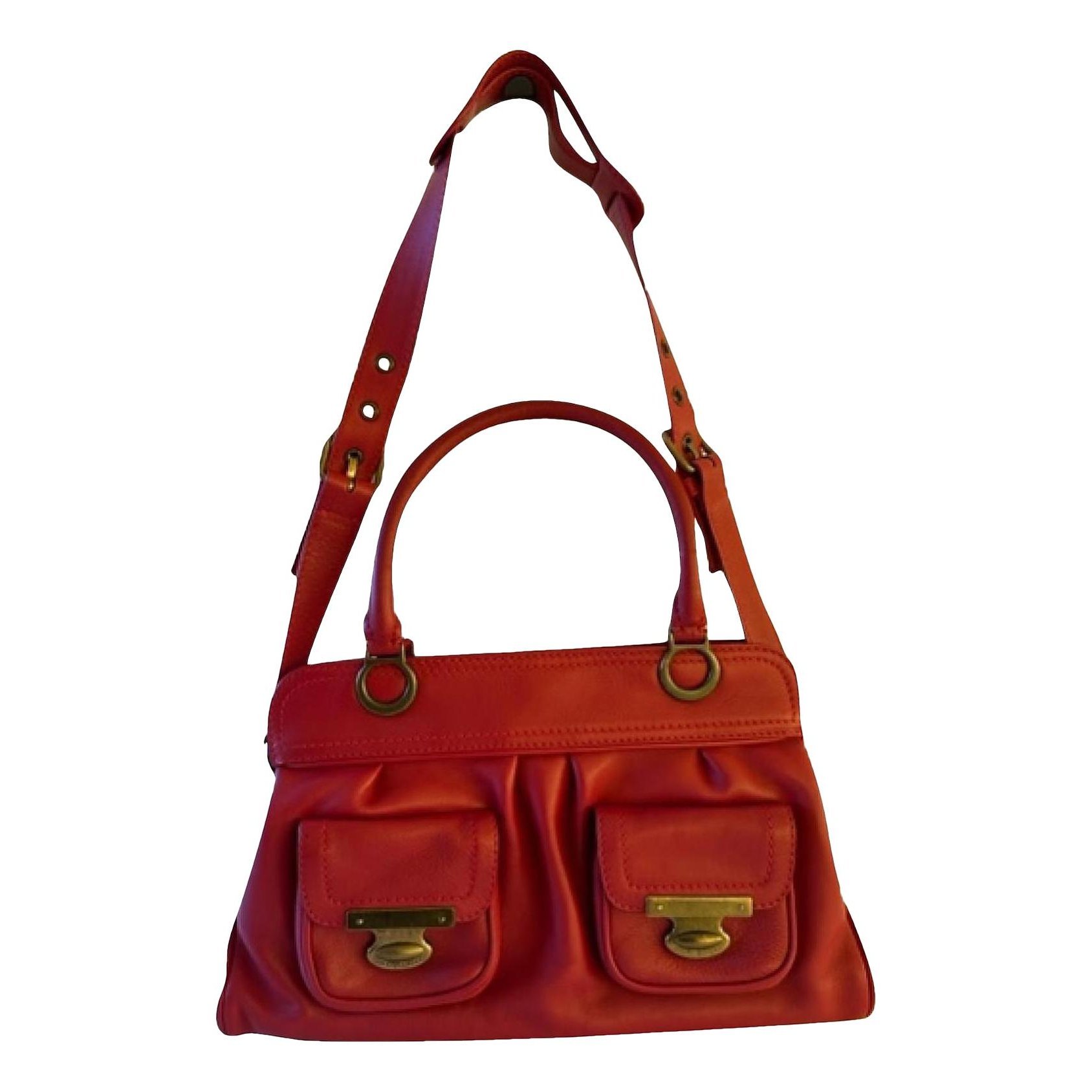 Leather satchel
