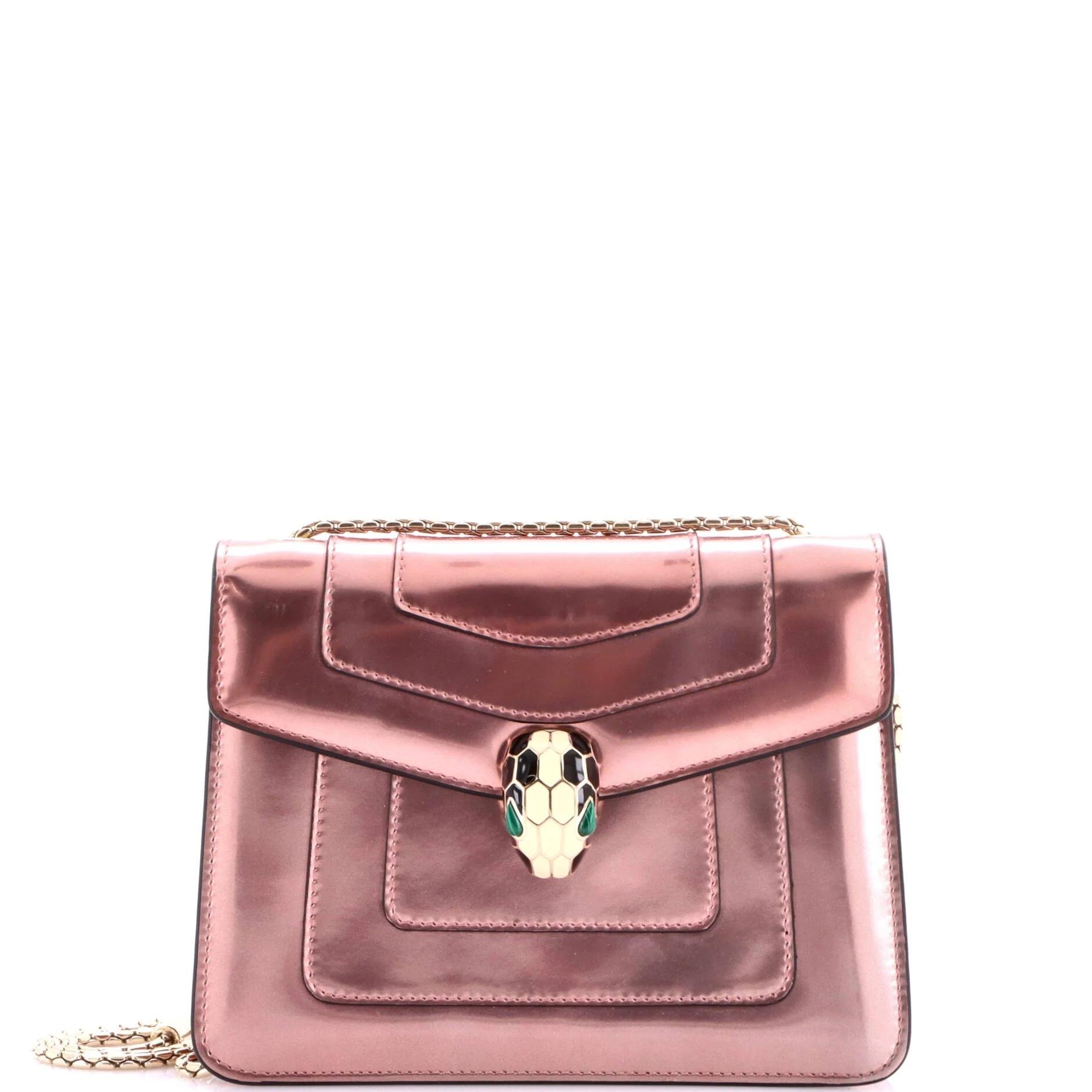 Patent leather handbag