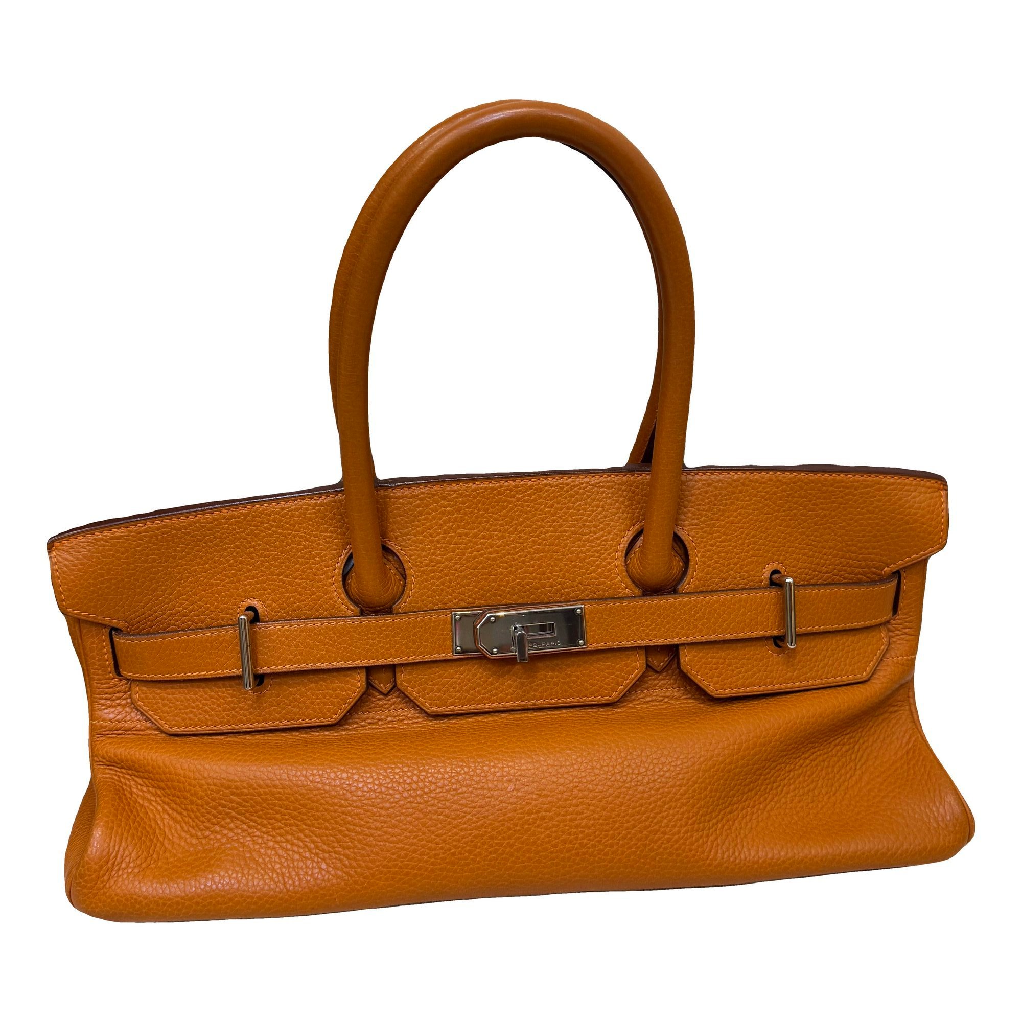 Birkin Shoulder patent leather handbag