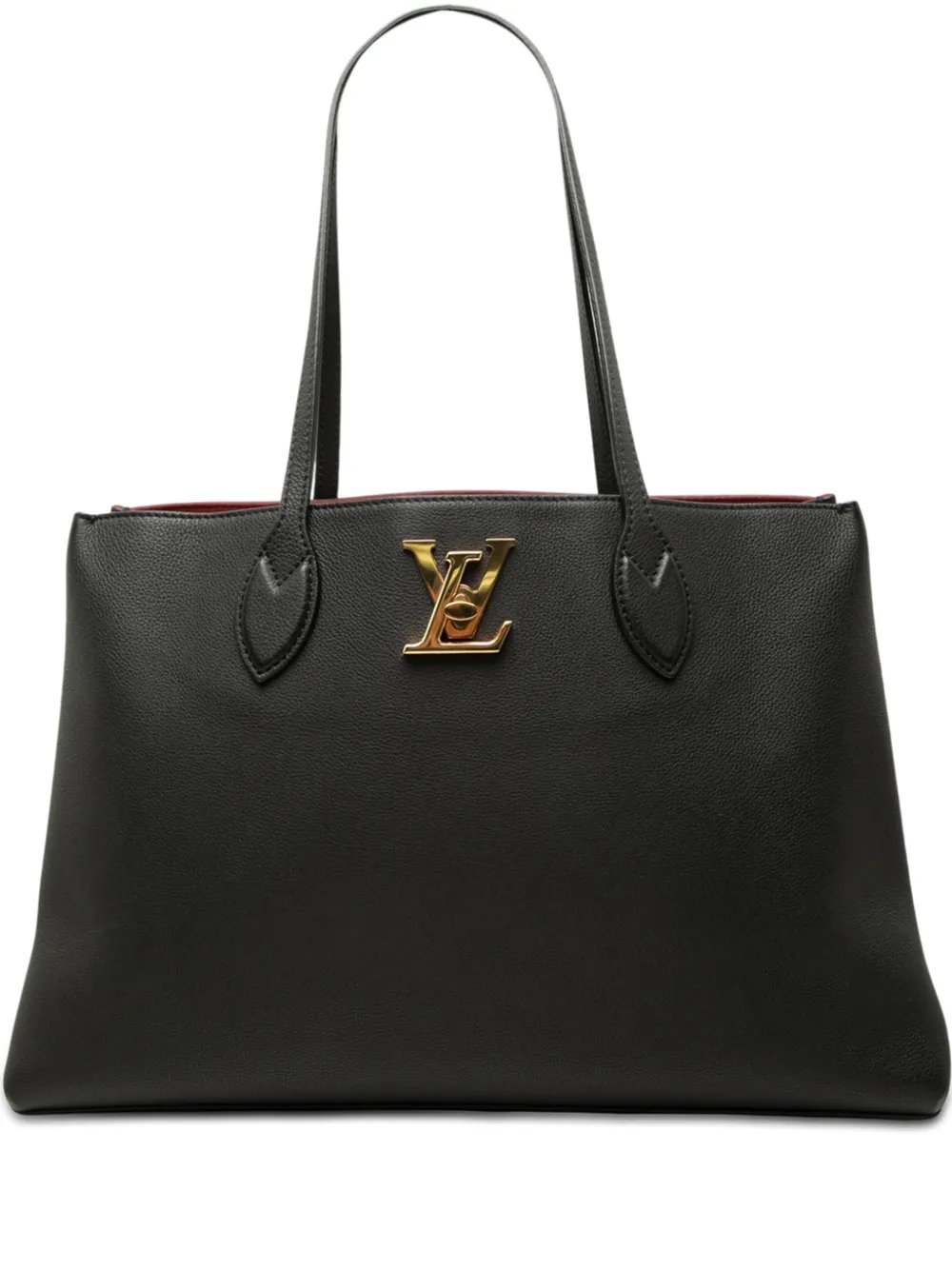 2020 Leather Lockme Shopper tote bag