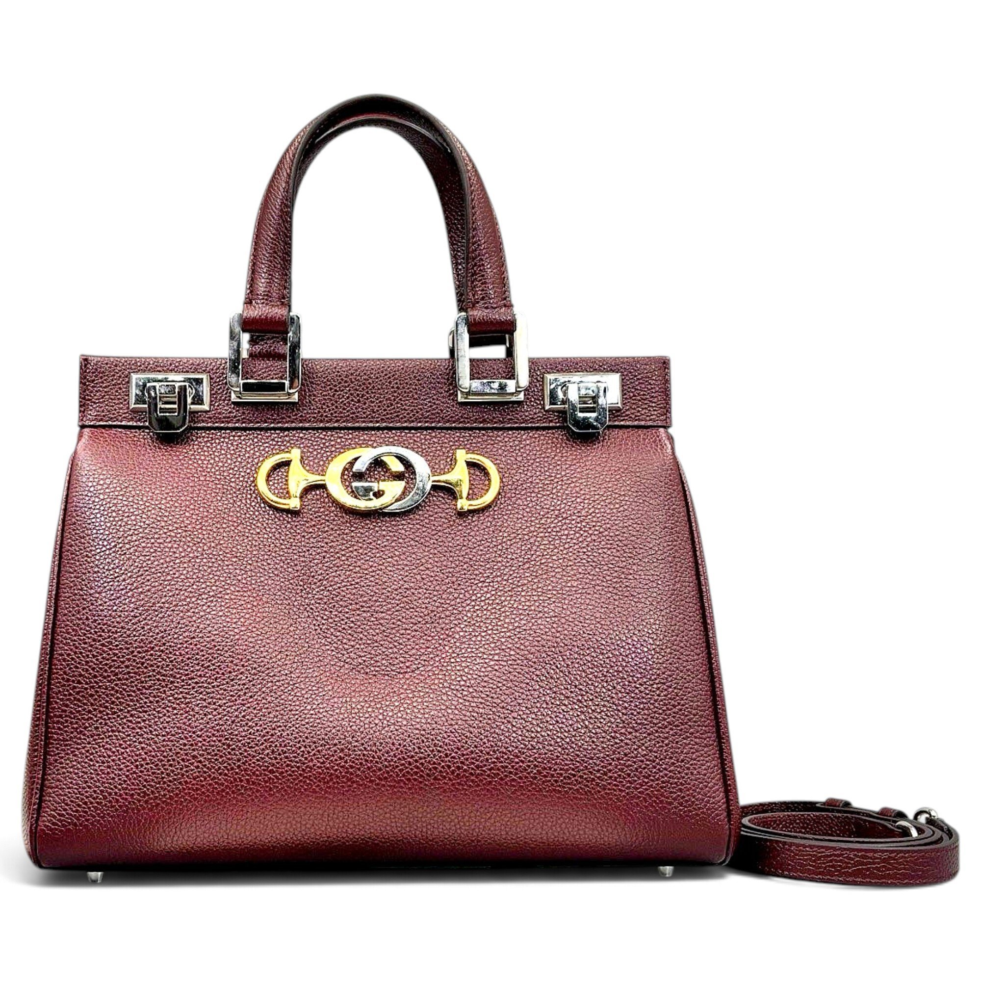 Zumi leather handbag