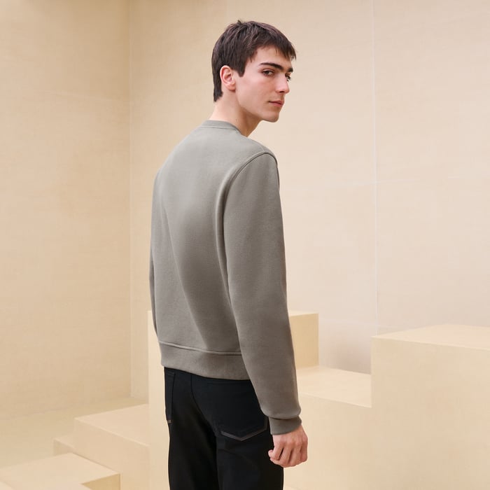 Tourbe "Empreinte Sellier Cuir" Crewneck Sweater