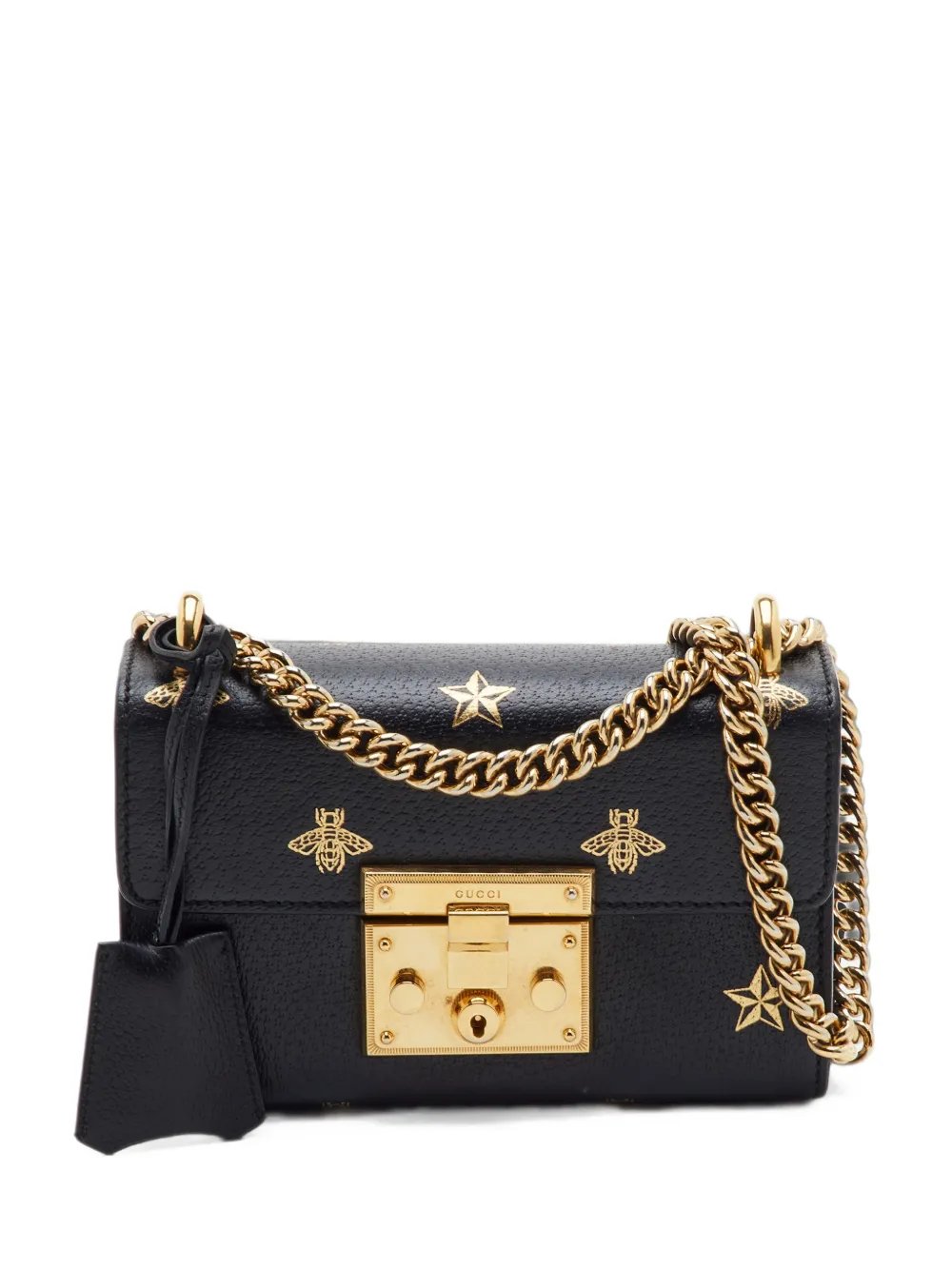 small Padlock Bee and Star shoulder bag