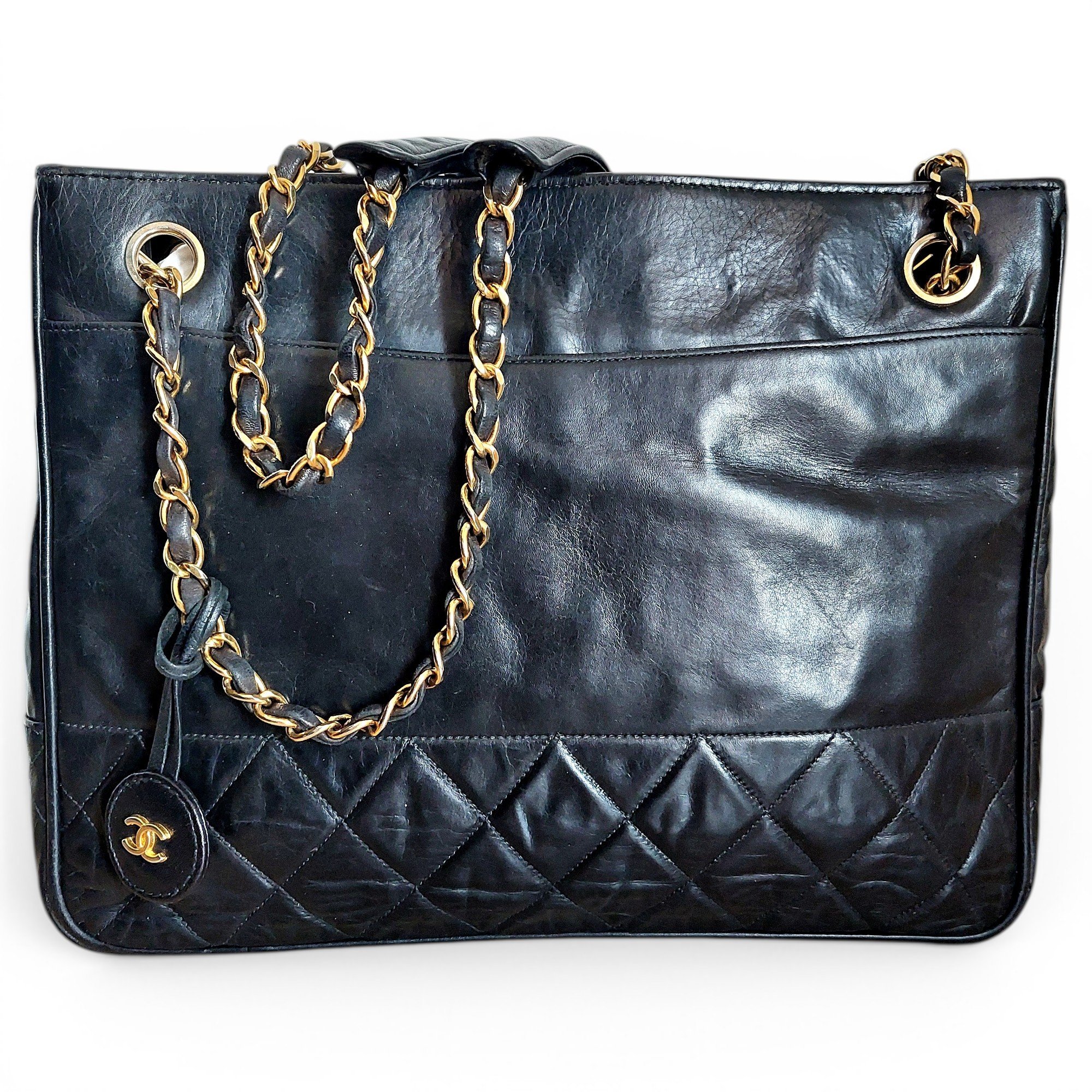 Petite Shopping Tote leather tote