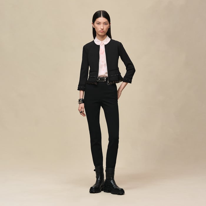 Noir Zipped Jacket